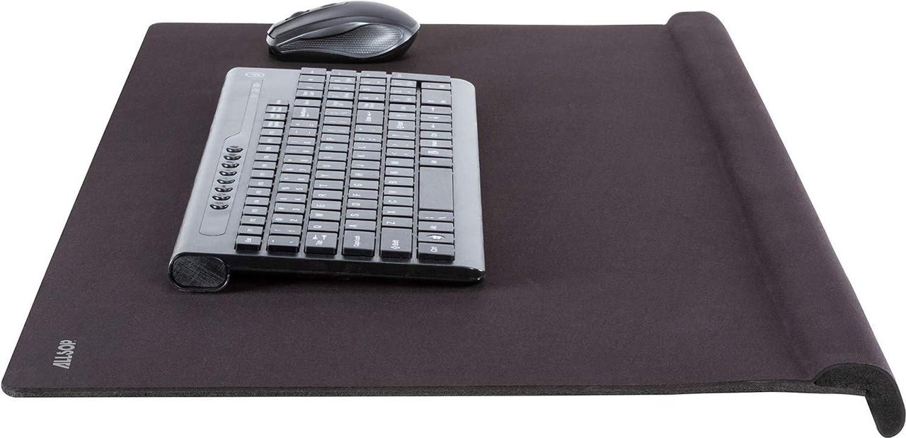 Alt view image 6 of 6 - Allsop Ergoedge Deskpad W/Large Wrist Rest and Mousing Surface Foam