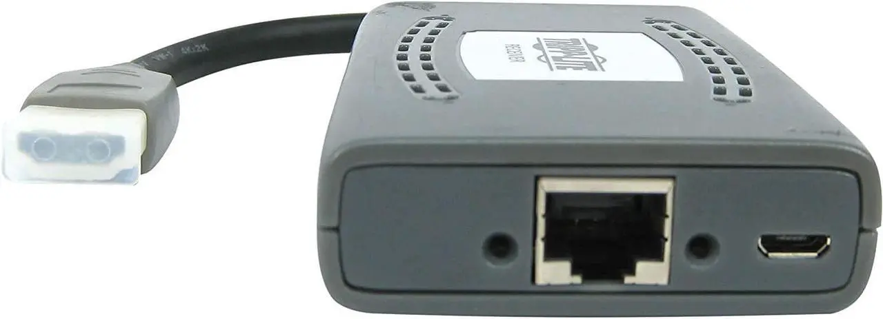 Alt view image 4 of 5 - Tripp Lite 4 Port Presentation Switch Kit, 4K 60 Hz, HDMI, DisplayPort, USB-C, & VGA to HDMI Over Cat6 Extender, 50 ft. (B320-4X1-MHB-K)