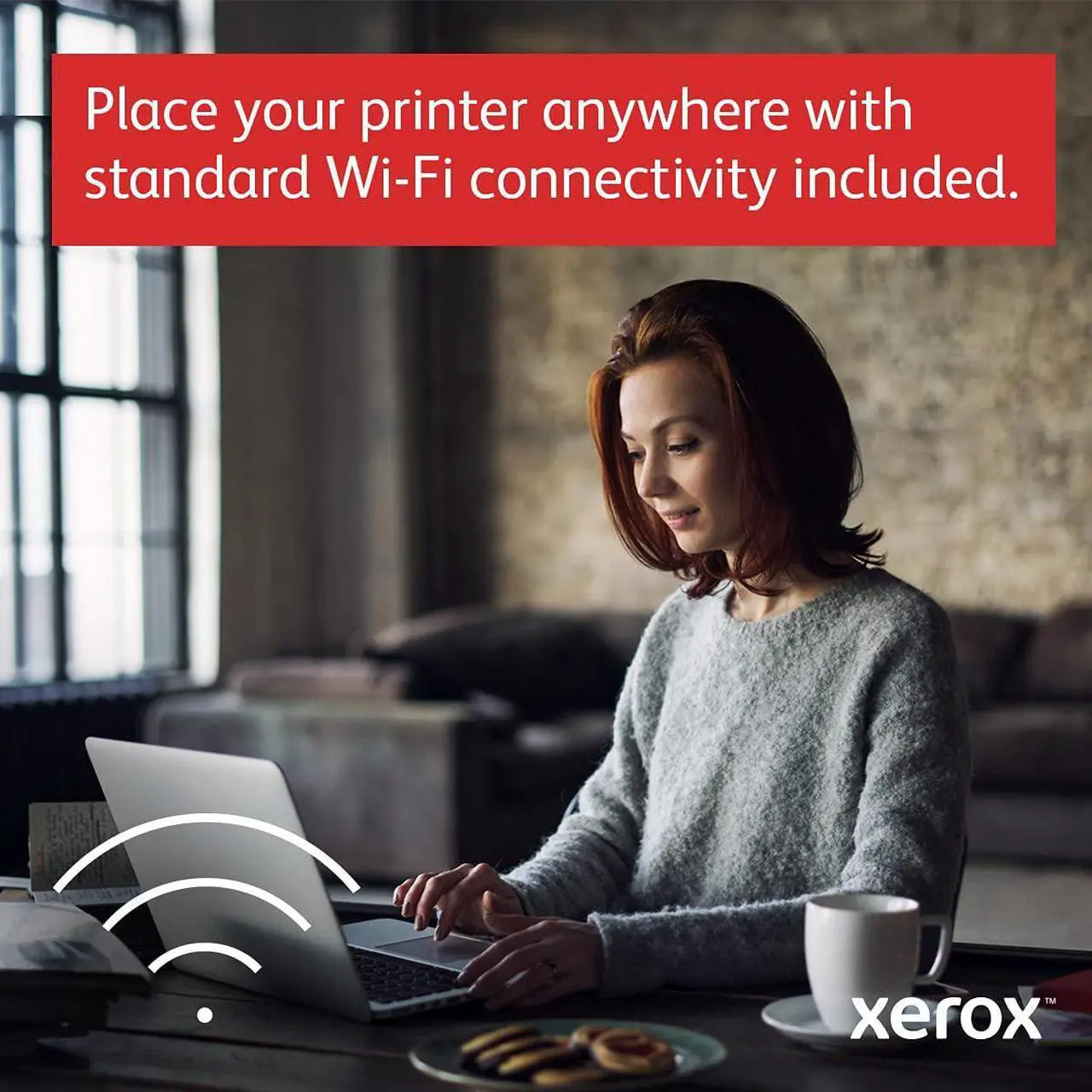 Alt view image 5 of 7 - Xerox B230/DNI Printer, Black and White Laser, Wireless