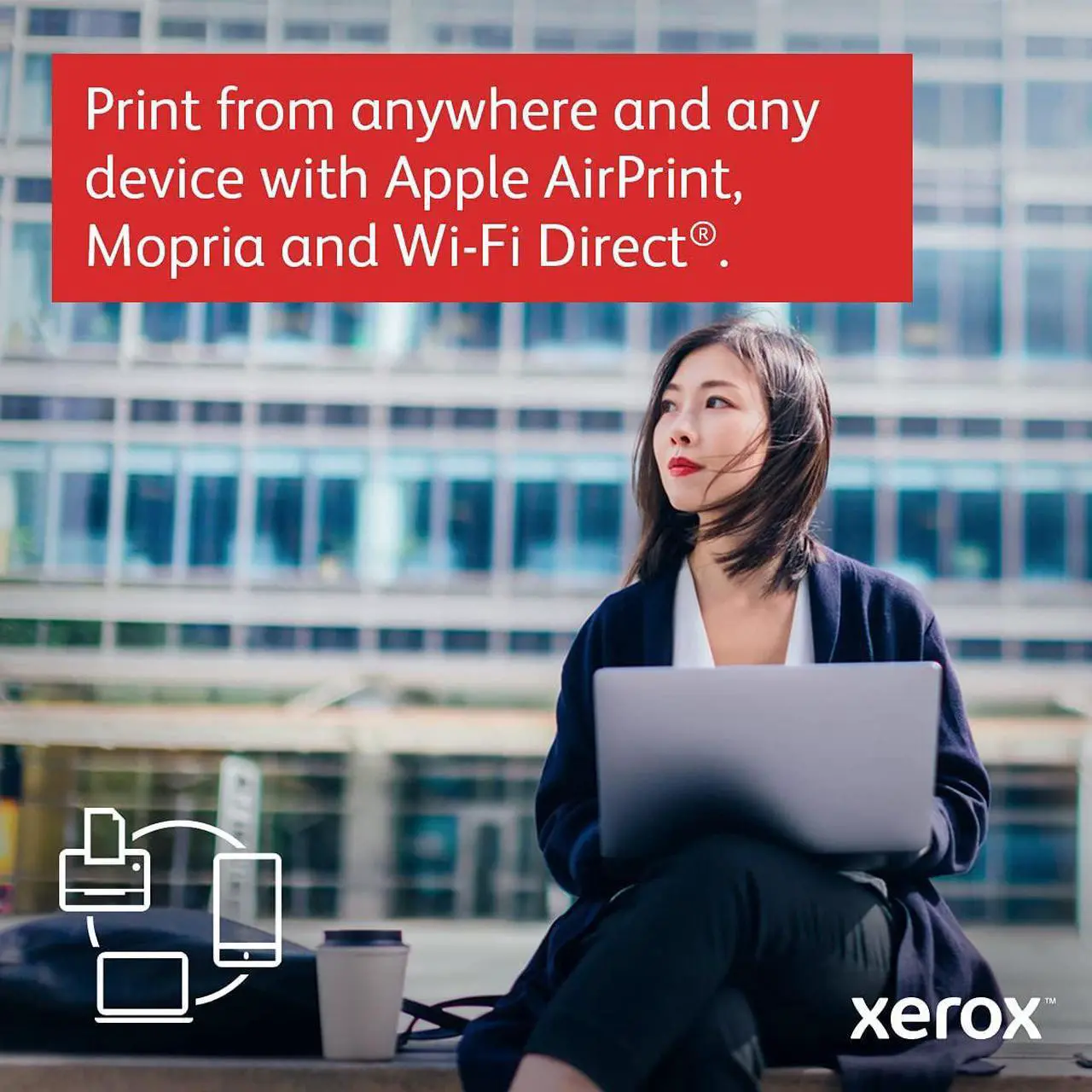 Alt view image 4 of 7 - Xerox B230/DNI Printer, Black and White Laser, Wireless