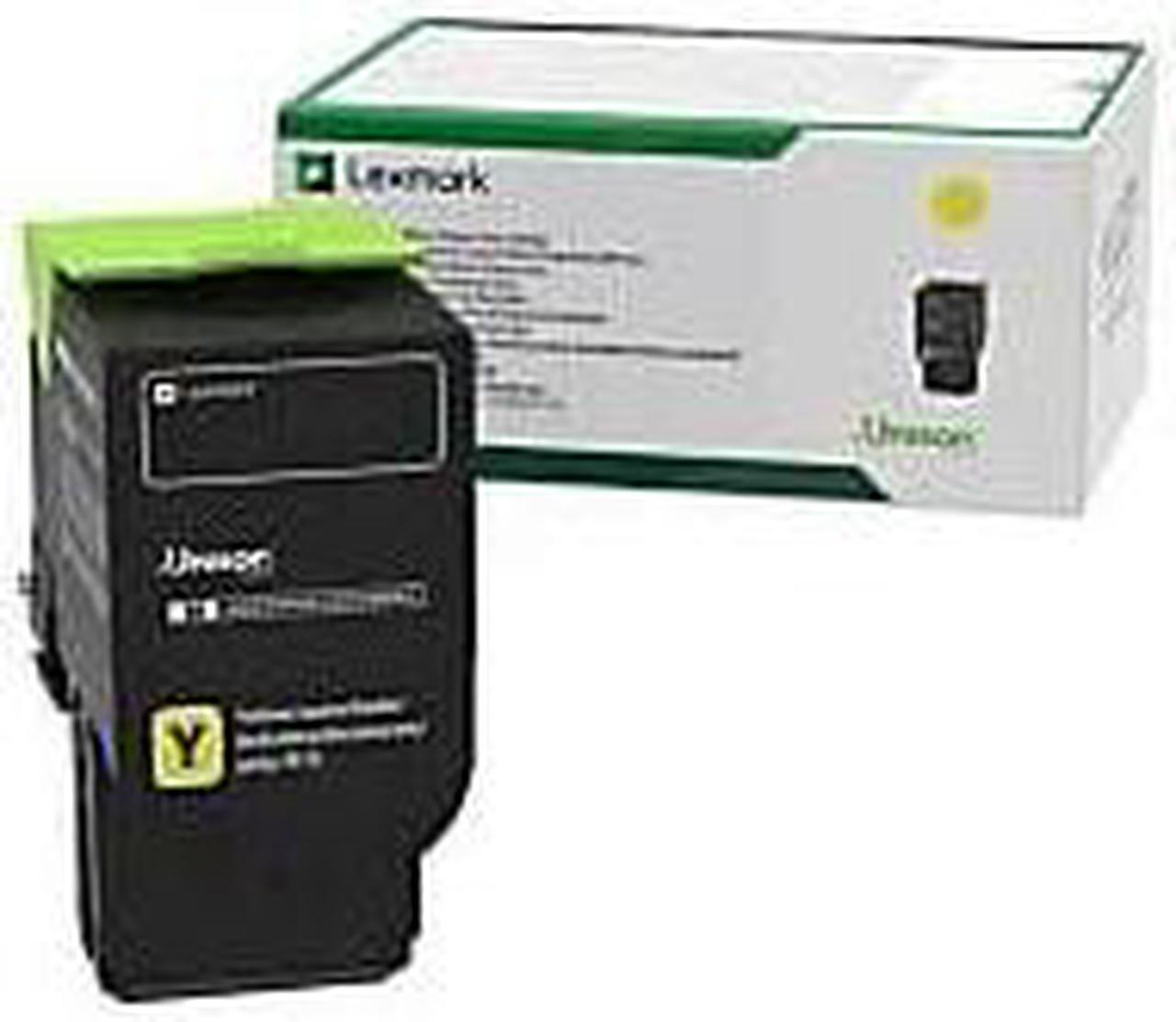 Lexmark 78C00YG TAA-Compliant Yellow Return Program Toner Cartridge Toner