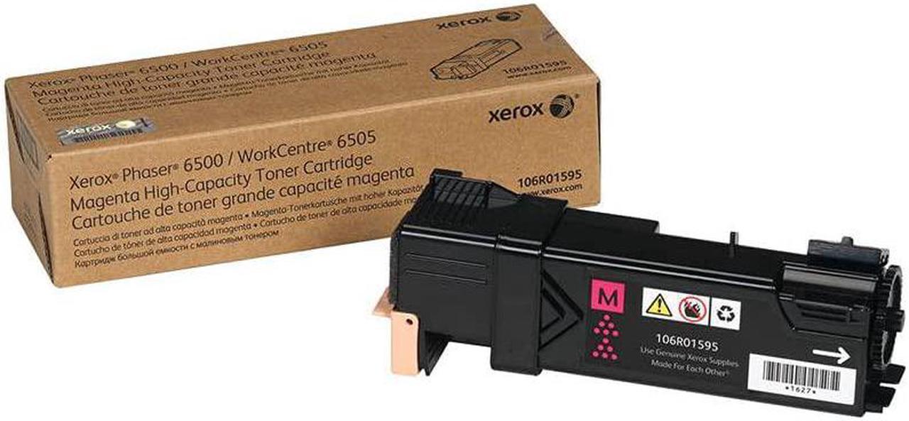 Xerox Phaser 6500/Workcentre 6505 Magenta High Capacity Toner Cartridge (2,500 Pages) - 106R01595