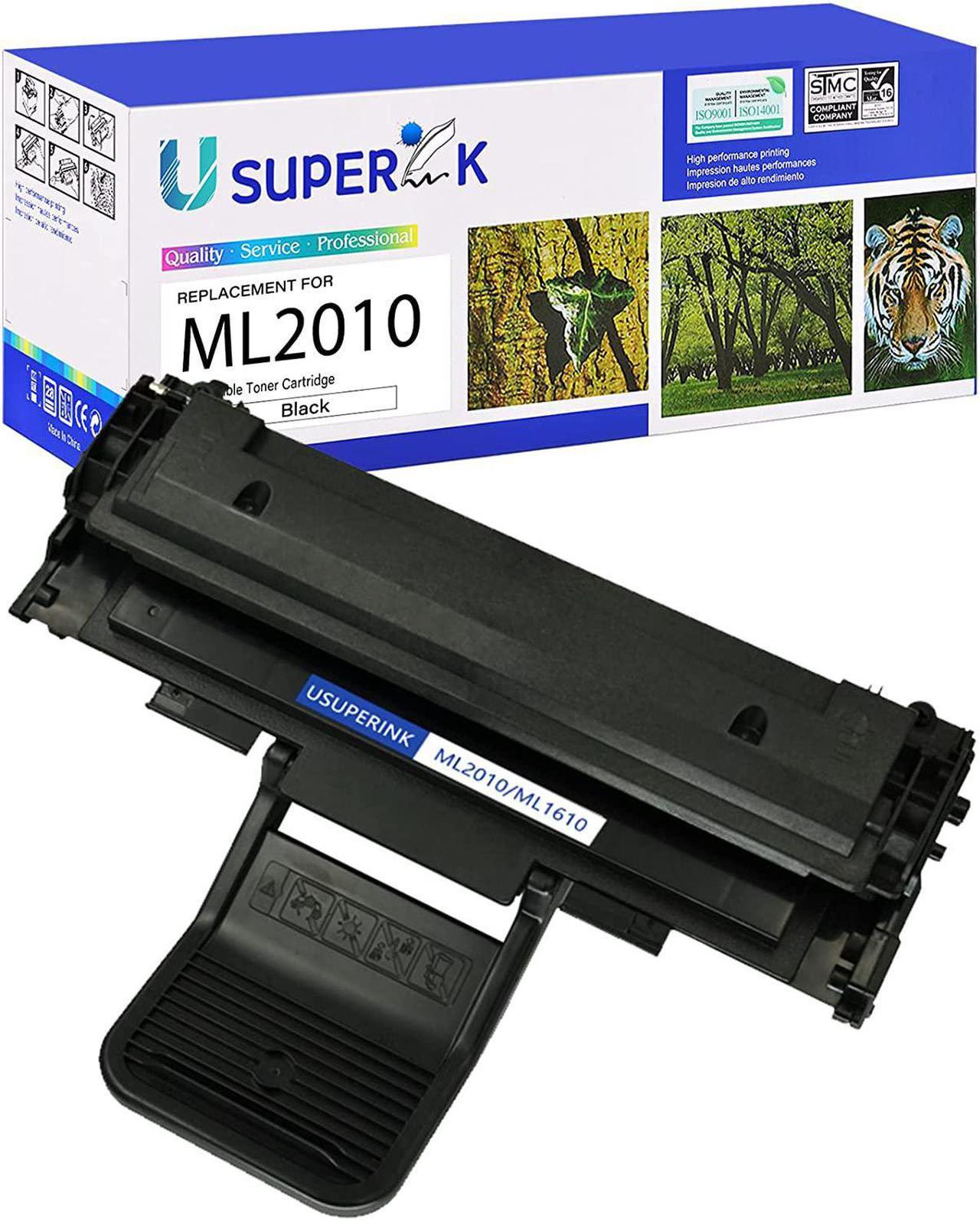 SuperInk Toner Cartridge Replacement Compatible for Samsung ML2010 use with ML-2010 ML-2010D3 ML-2010P ML-2010R ML-2010PR Series Printers (Black, 1-Pack)