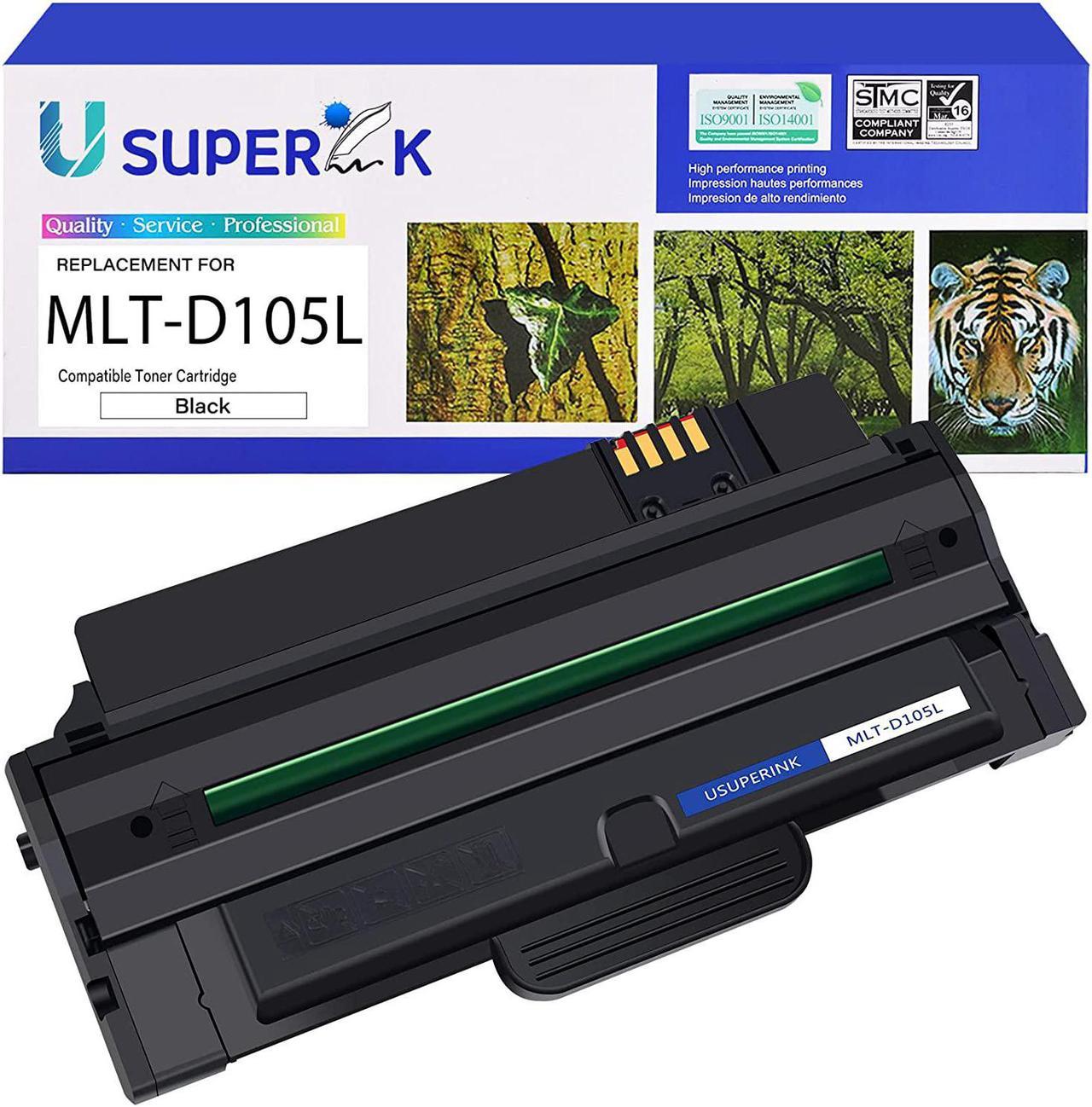 SuperInk Compatible Toner Cartridge Replacement for Samsung 105 MLT-D105L 105L MLTD105L Use with Samsung ML-2525 ML-2525W ML-2545 ML-1915 SCX-4623F SCX-4623FN SF-650 Printer (Black, 1 Pack)