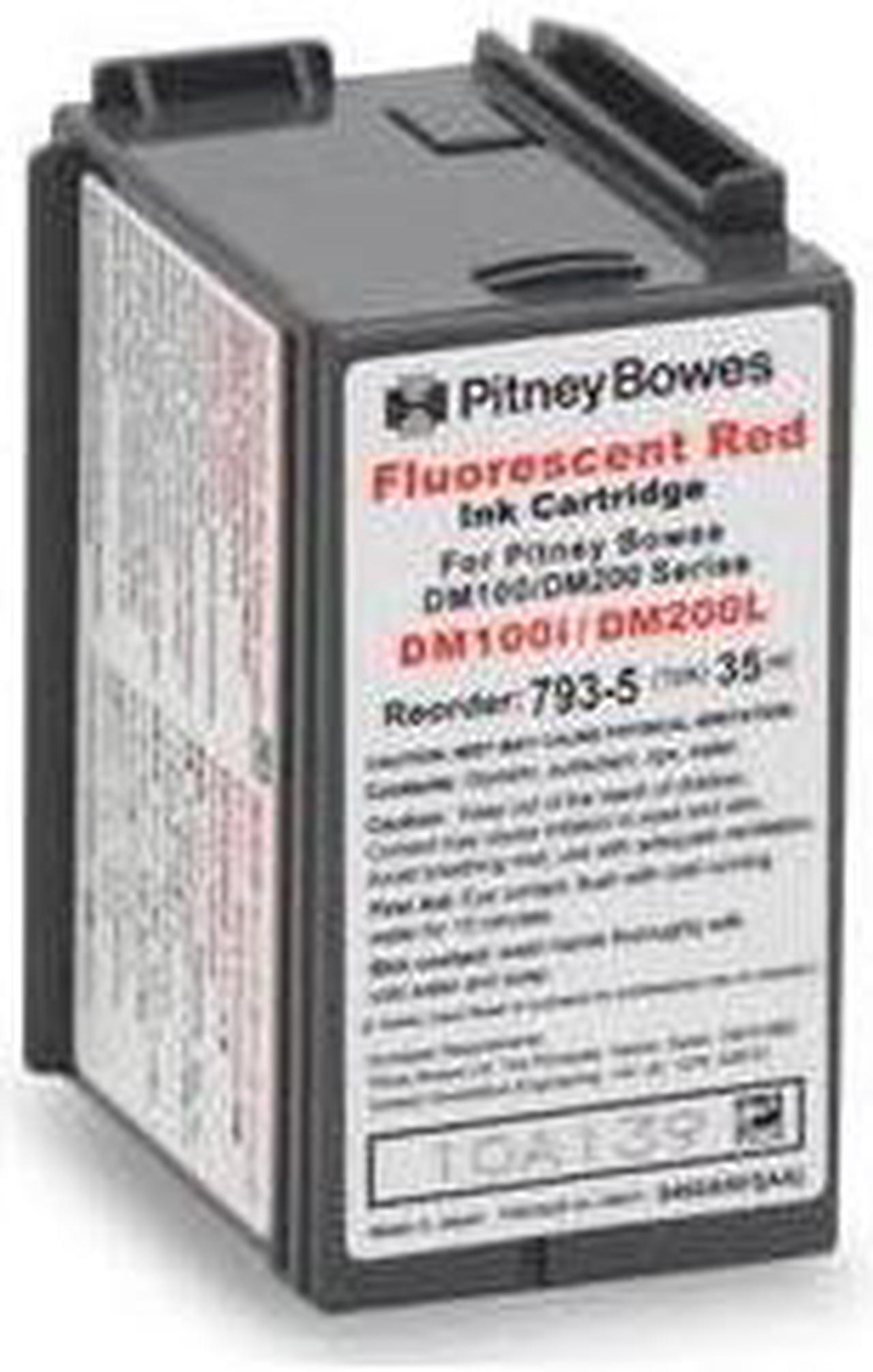 Main image of Original Pitney Bowes DM100i and DM200 793-5 Postage Meter Red Ink