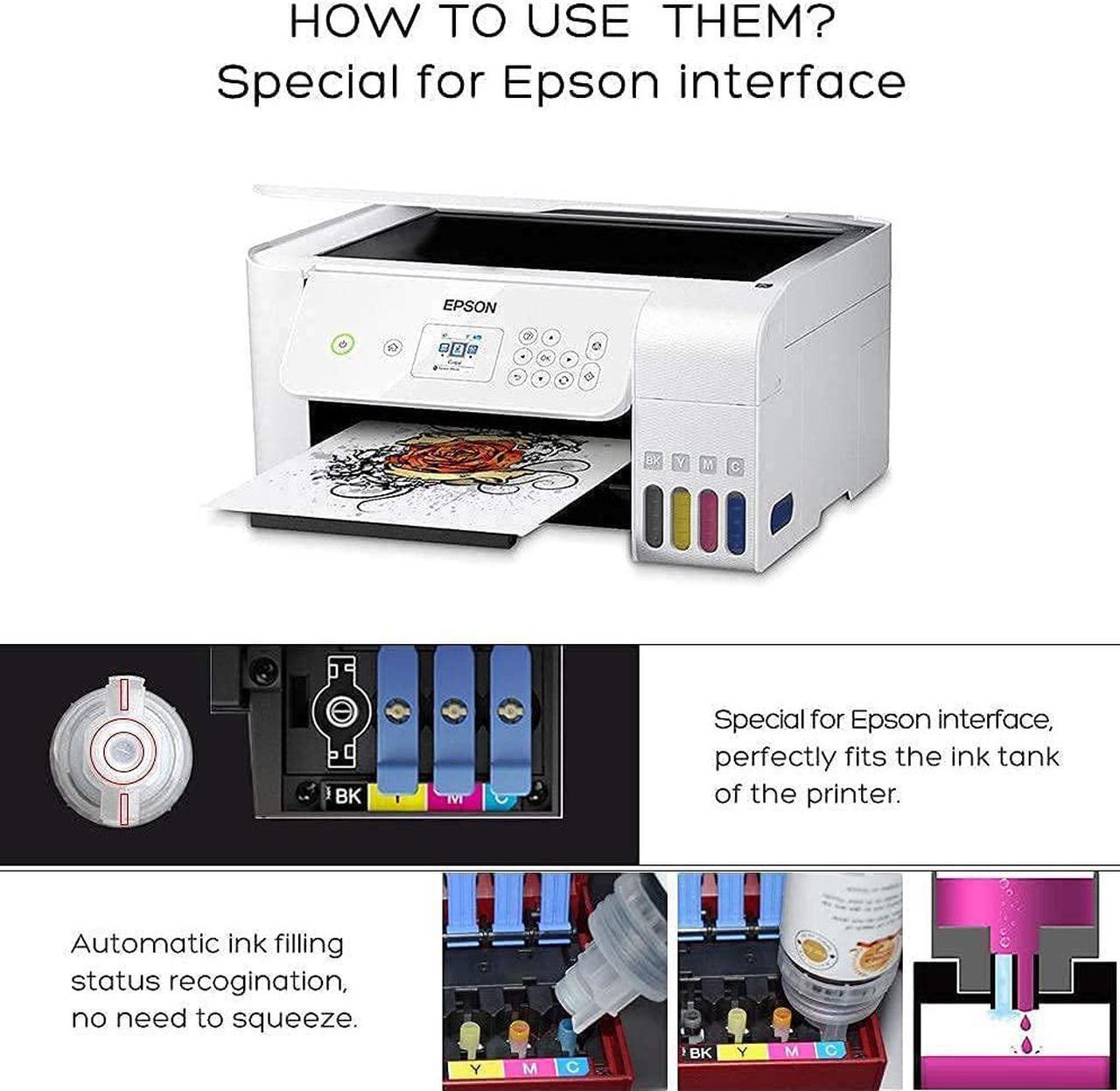 Alt view image 4 of 7 - Save on $11 Ecotank Supertank 4 Color Sublimation Ink (4x70ml) and 4 Black Ecotank Sublimation Ink (4X100ml)