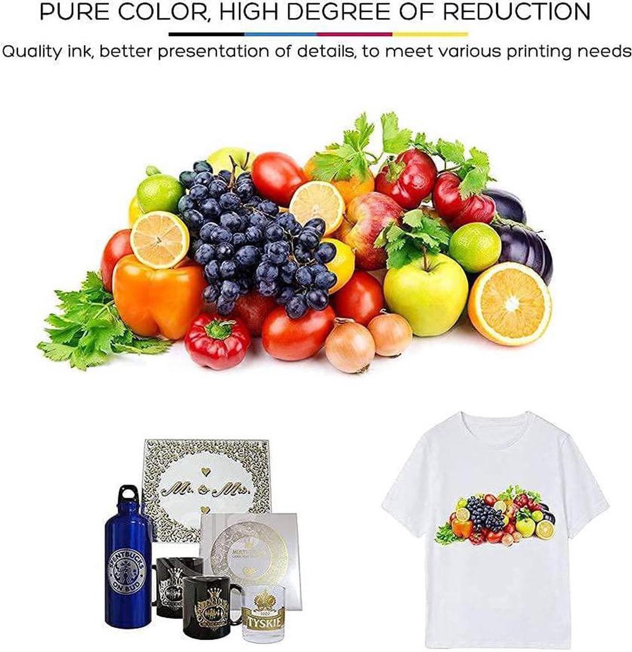 Alt view image 6 of 7 - Save on $11 Ecotank Supertank 4 Color Sublimation Ink (4x70ml) and 4 Black Ecotank Sublimation Ink (4X100ml)
