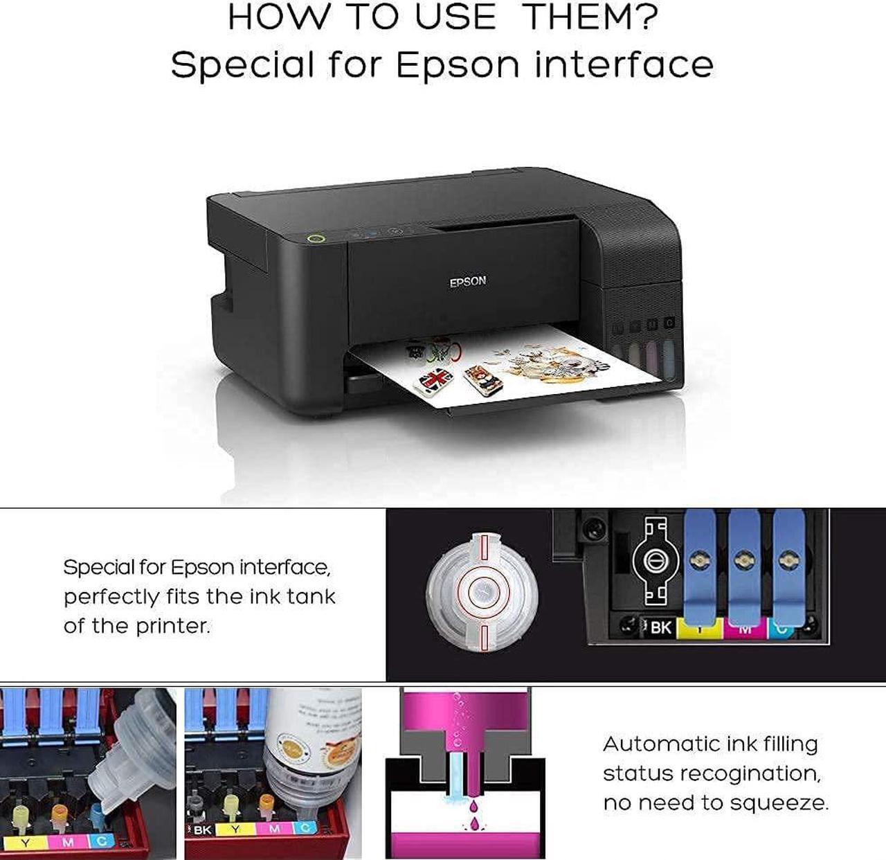 Alt view image 5 of 7 - Save on $11 Ecotank Supertank 4 Color Sublimation Ink (4x70ml) and 4 Black Ecotank Sublimation Ink (4X100ml)