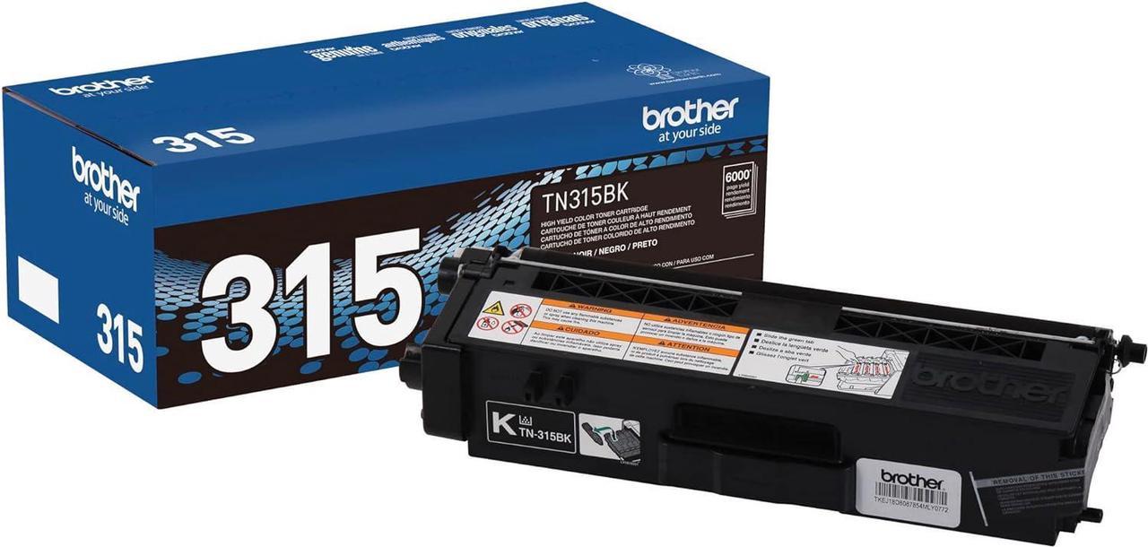 Brother TN315BK High Yield Toner Cartridge - Black