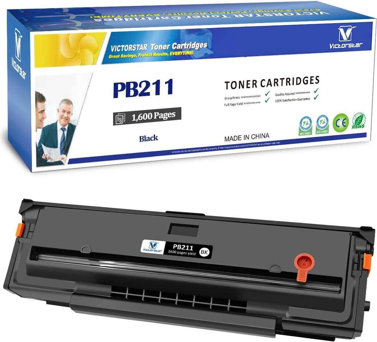 Compatible Toner Cartridge PB-211 PB211 PB 211 PB-211EV PB211EV PB 211EV 1600 Pages Black VICTORSTAR for P2200 P2500W P2502W P2207 M6550 M6500NW M6550NW M6600 M6600NW M6552NW M6602NW Printer