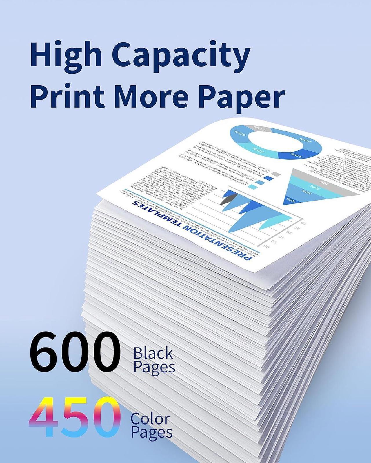 Alt view image 3 of 7 - 212XL Ink Cartridges Remanufactured Replacement  212 Ink Cartridges Compatible  XP-4100 Epson XP-4105 Epson WF-2830 Epson WF-2850 Printer 4-Pack (Black Cyan Magenta Yellow)