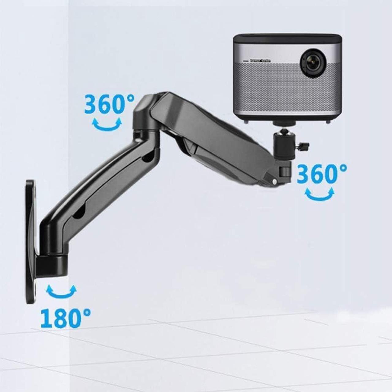 Alt view image 3 of 4 - Projector Mounts Projector Bracket Pneumatic Wall Hanging Ceiling Lifting Projector Universal Rotating Telescopic Rack
