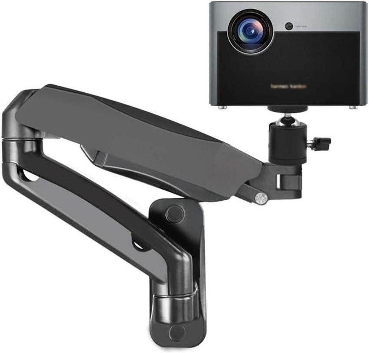 Alt view image 4 of 4 - Projector Mounts Projector Bracket Pneumatic Wall Hanging Ceiling Lifting Projector Universal Rotating Telescopic Rack