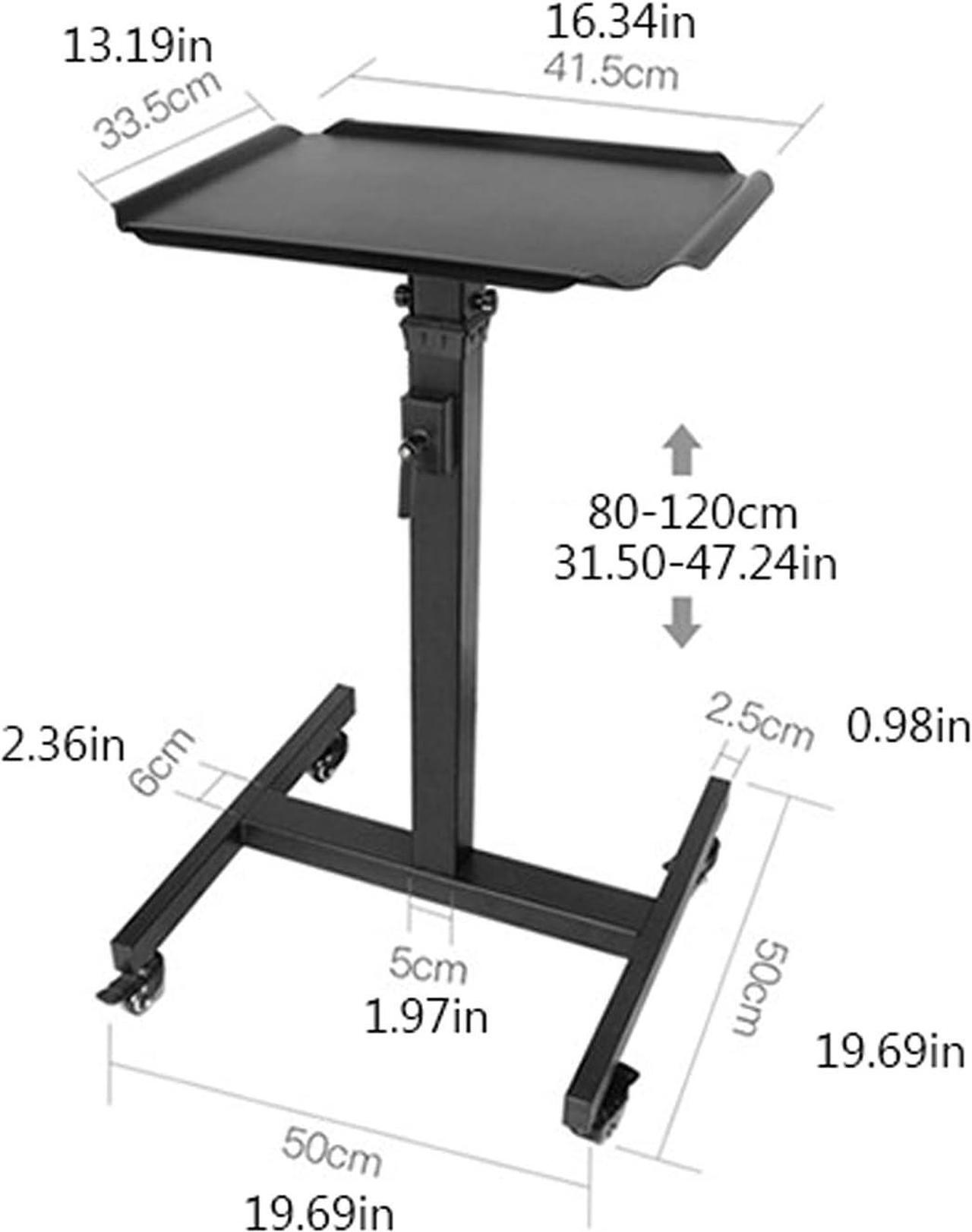 Alt view image 2 of 6 - Projector Tripod Projector Mount Stand Projector Floor Stand Holder with Wheels 13 inch to 16 inch Plate Size Height Adjustable Up to 47 Inch Projector Mount