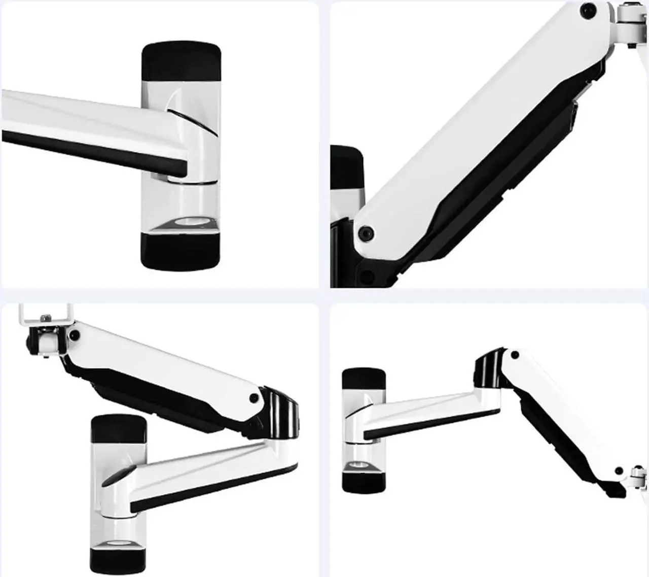 Alt view image 3 of 5 - Gadpiparty Projector Bracket Projector Bracket Wall Mounted Projector Hanger Projector Hanger Air Pressure Hover Telescopic Rotation Stand Pprojector Mount (Color : GAPR07-B)