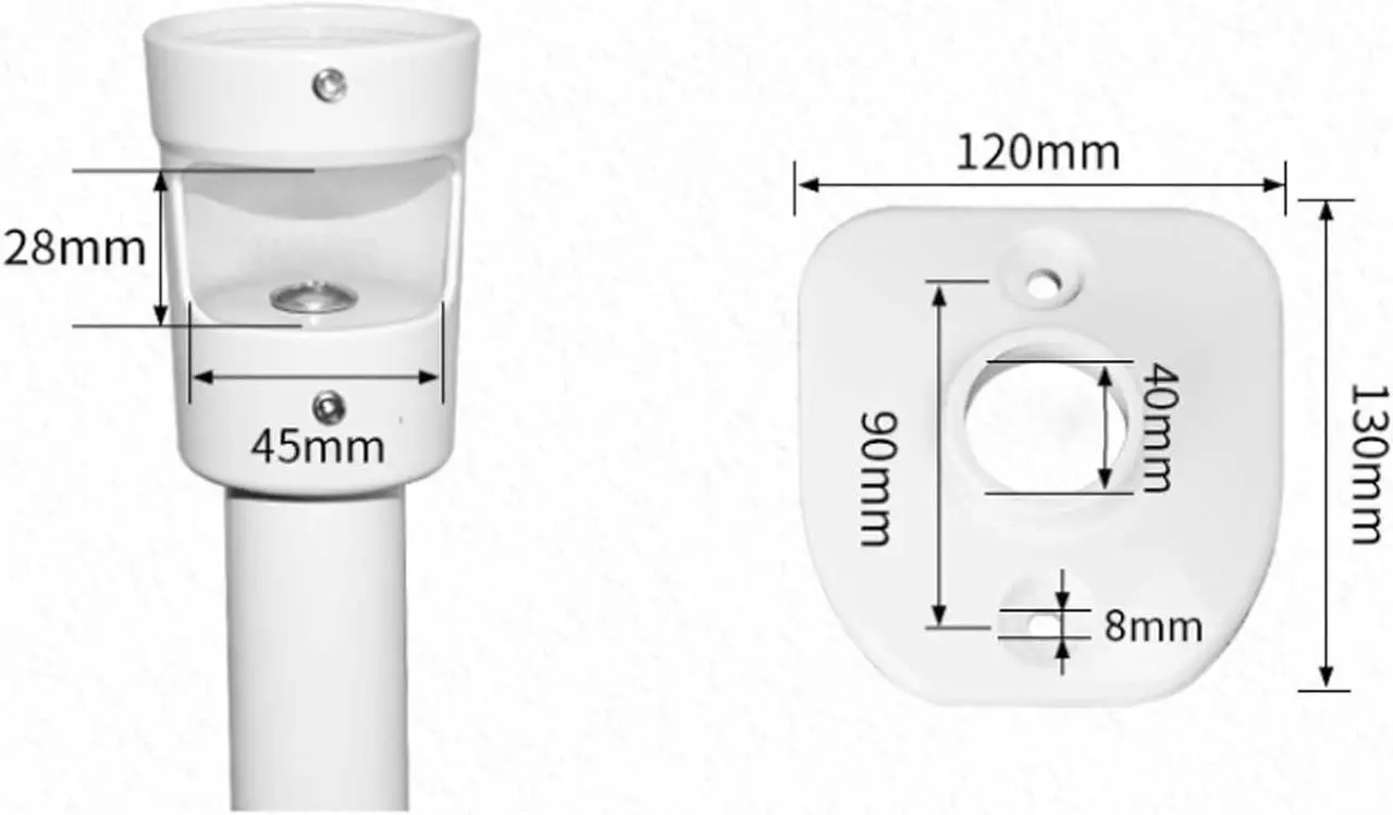 Alt view image 5 of 5 - Gadpiparty Projector Bracket Projector Bracket Wall Mounted Projector Hanger Projector Hanger Air Pressure Hover Telescopic Rotation Stand Pprojector Mount (Color : GAPR07-B)