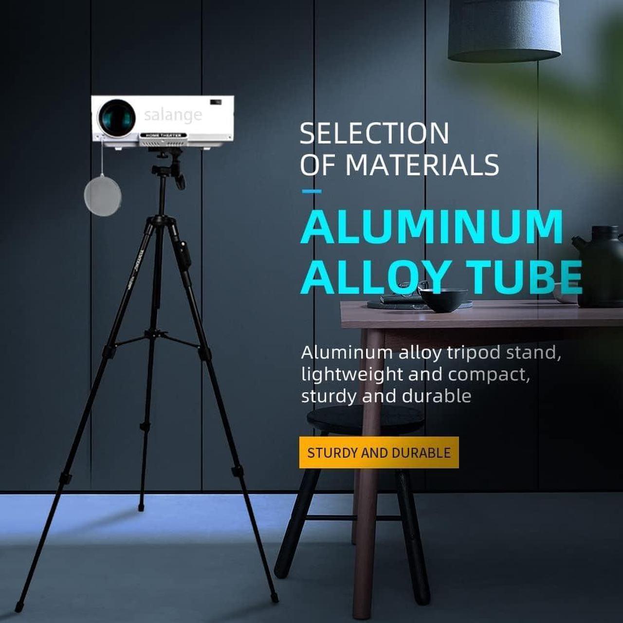Alt view image 2 of 6 - TOMYEUS Projector Mounts Projector Stand Projector Bracket Tripod Floor Stand Aluminum Tripe Controller Projector Brackets Projector Accessories