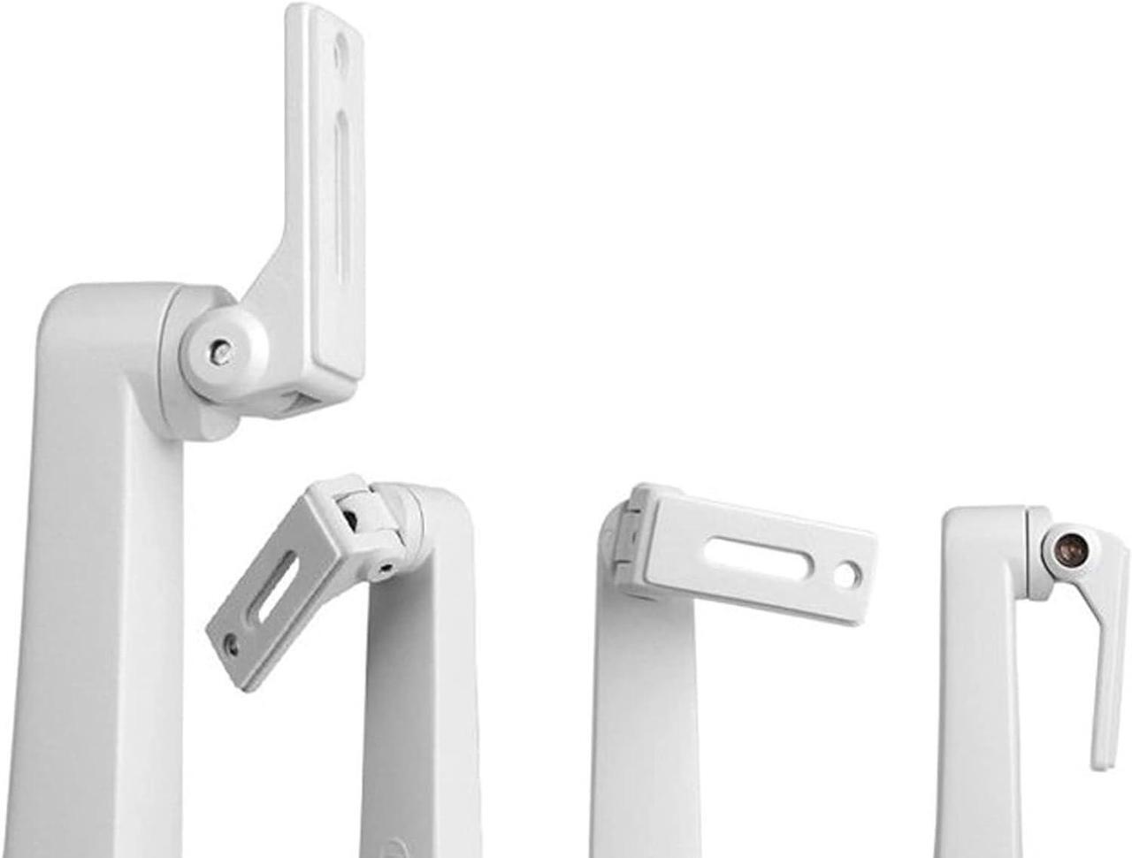 Alt view image 3 of 5 - HIHELO Projector Tripod Stand Projector Mount Wall Desktop Projector Stand Projector Mount Bracket Fixing for Home and Office Projector Length 7 Inch White Projector Stand