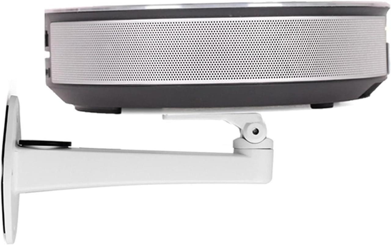 Alt view image 5 of 5 - HIHELO Projector Tripod Stand Projector Mount Wall Desktop Projector Stand Projector Mount Bracket Fixing for Home and Office Projector Length 7 Inch White Projector Stand