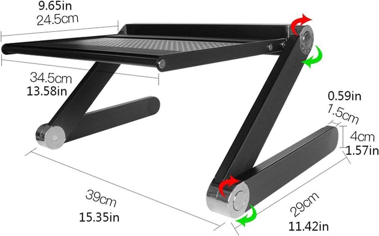 Alt view image 2 of 7 - Projector Tripod Stand Projector Mount Stand Desktop Projector Stand Length 15 inch Adjustable Height for Home and Office Projector Black Projector Stand