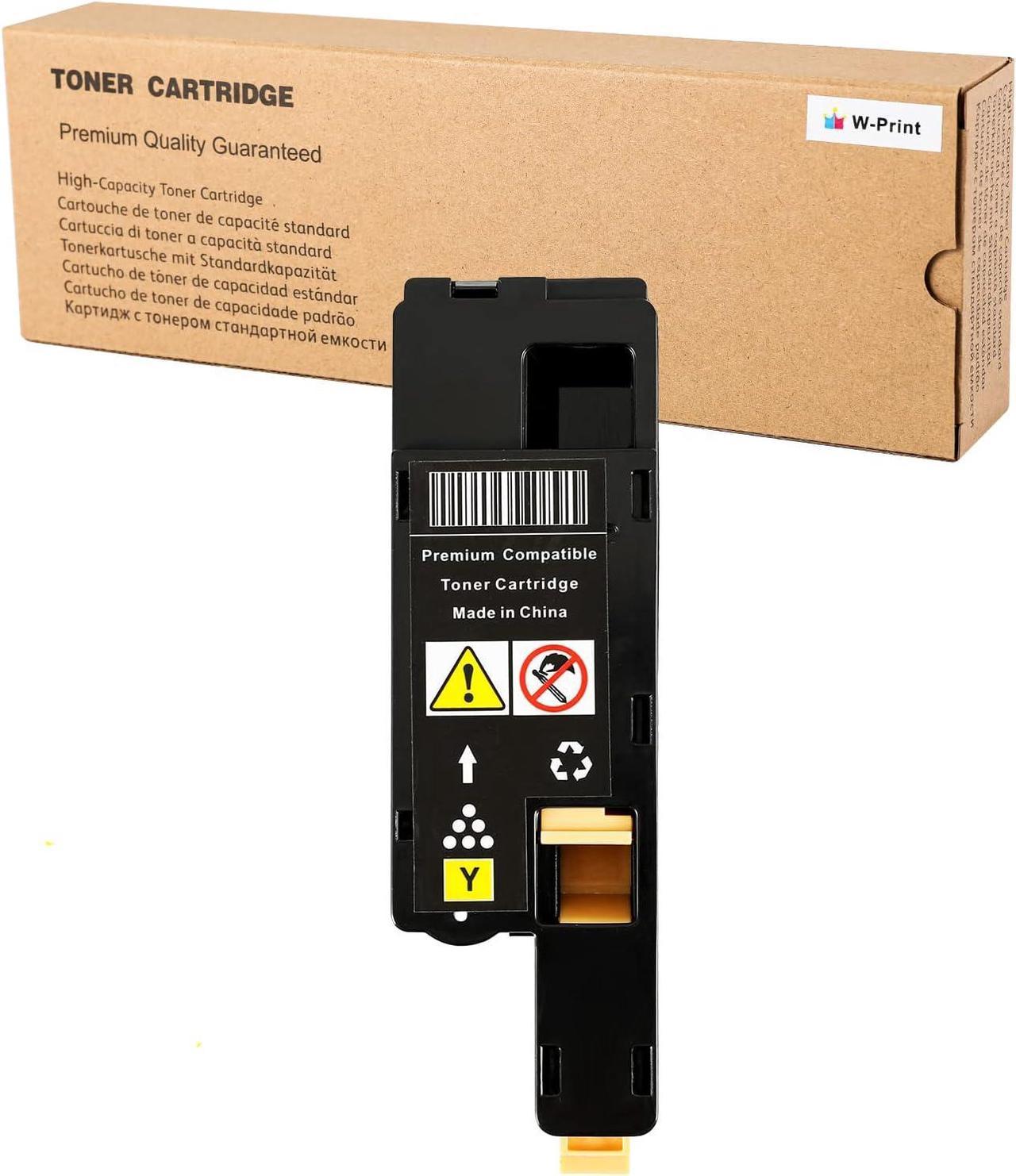 Remanufactured 106R02758 Toner Cartridge Replacement for Xerox Phaser 6022 6020 WorkCentre 6027 6025 Toner Yellow 1000 Pages-1 Pack by W-Print