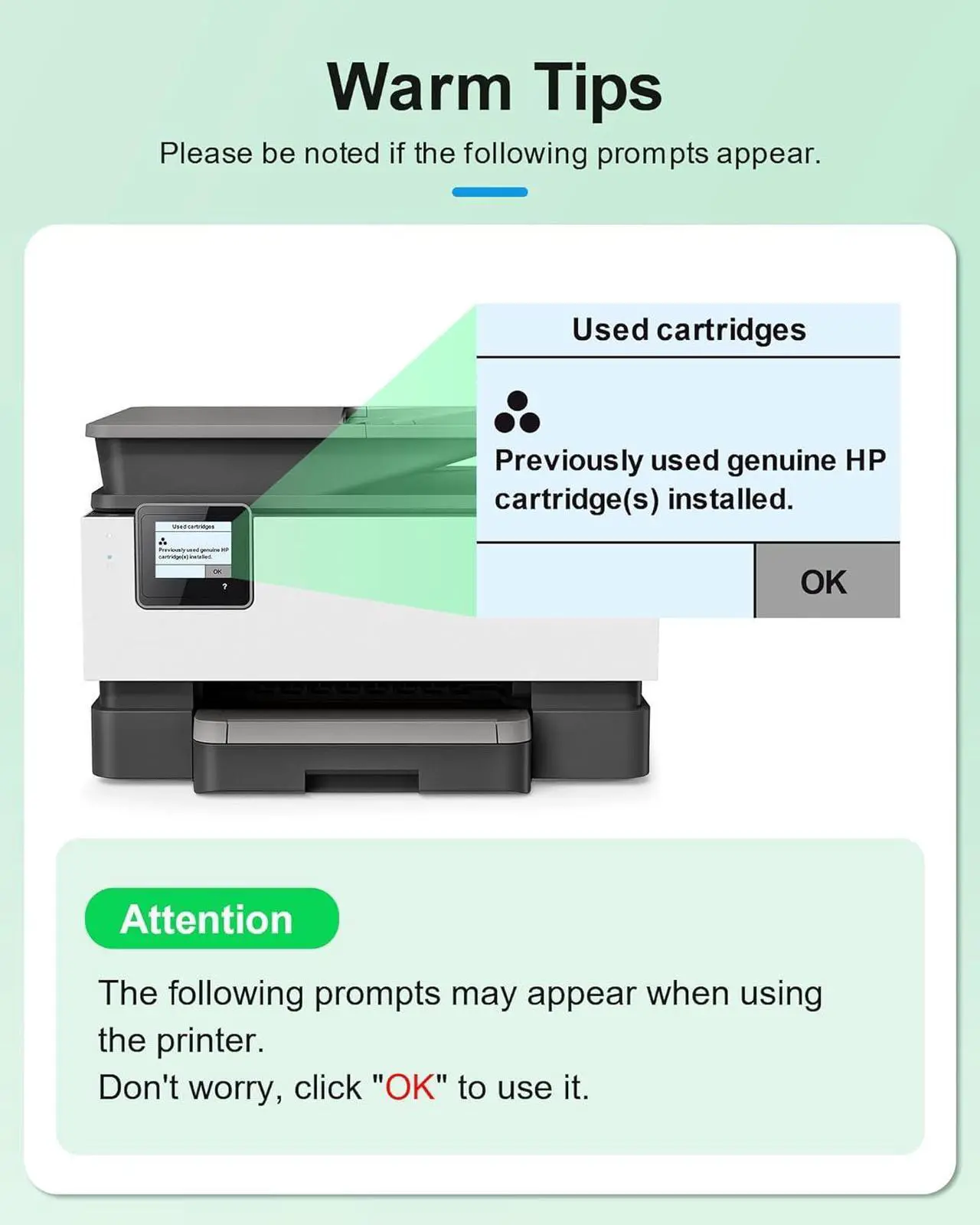 Alt view image 5 of 7 - Printer Ink 62 XL for HP Ink 62XL Combo Pack High Yield for HP 62 XL for Envy 7640 5660 5540 7645 for OfficeJet 5740 8040 for OfficeJet Mobile 200 250 Printer(1 Black 1 Color)