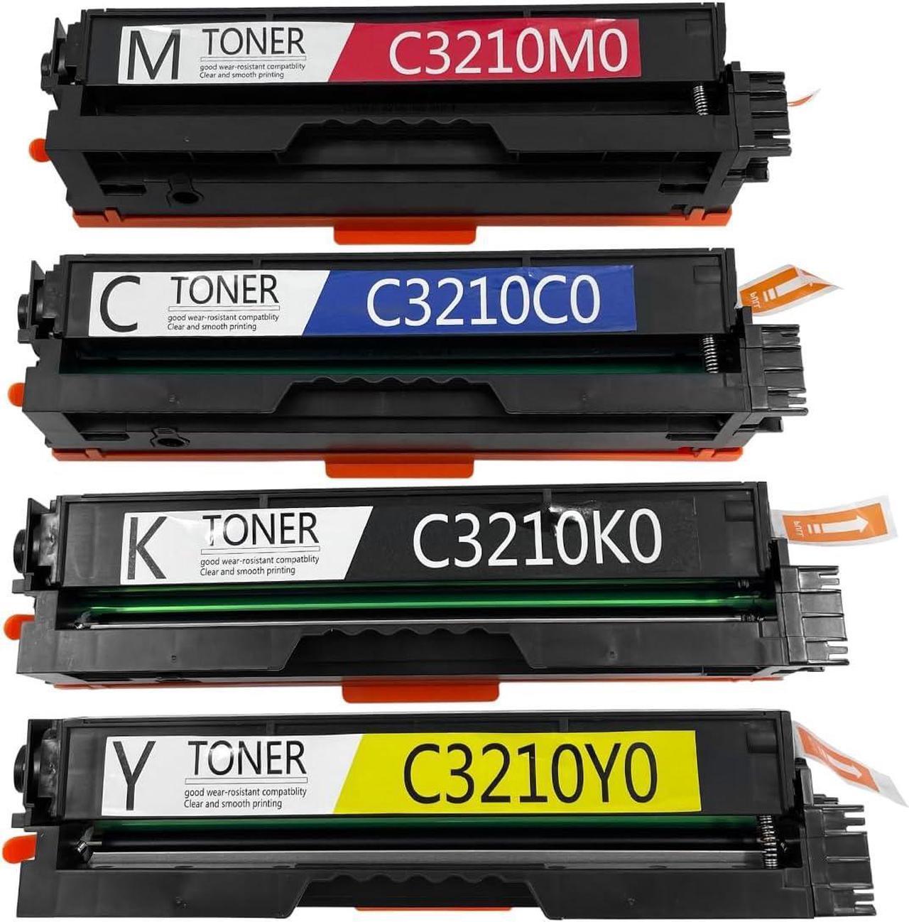 Main image of C3210K0 C3210C0 C3210M0 C3210Y0 Toner Cartridges (4-Pack, 1BK/1C/1M/1Y) Replacement for Lexmark C3224dw C3326dw C3426dw MC3224dwe MC3224i MC3326adwe MC3326i MC3426adw MC3426i (Without Chip)