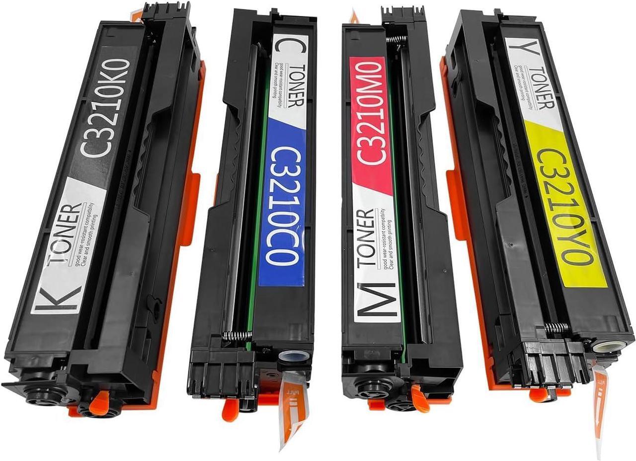 Alt view image 2 of 7 - C3210K0 C3210C0 C3210M0 C3210Y0 Toner Cartridges (4-Pack, 1BK/1C/1M/1Y) Replacement for Lexmark C3224dw C3326dw C3426dw MC3224dwe MC3224i MC3326adwe MC3326i MC3426adw MC3426i (Without Chip)