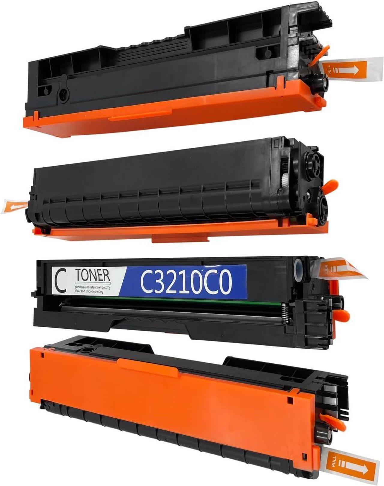 Alt view image 3 of 7 - C3210K0 C3210C0 C3210M0 C3210Y0 Toner Cartridges (4-Pack, 1BK/1C/1M/1Y) Replacement for Lexmark C3224dw C3326dw C3426dw MC3224dwe MC3224i MC3326adwe MC3326i MC3426adw MC3426i (Without Chip)