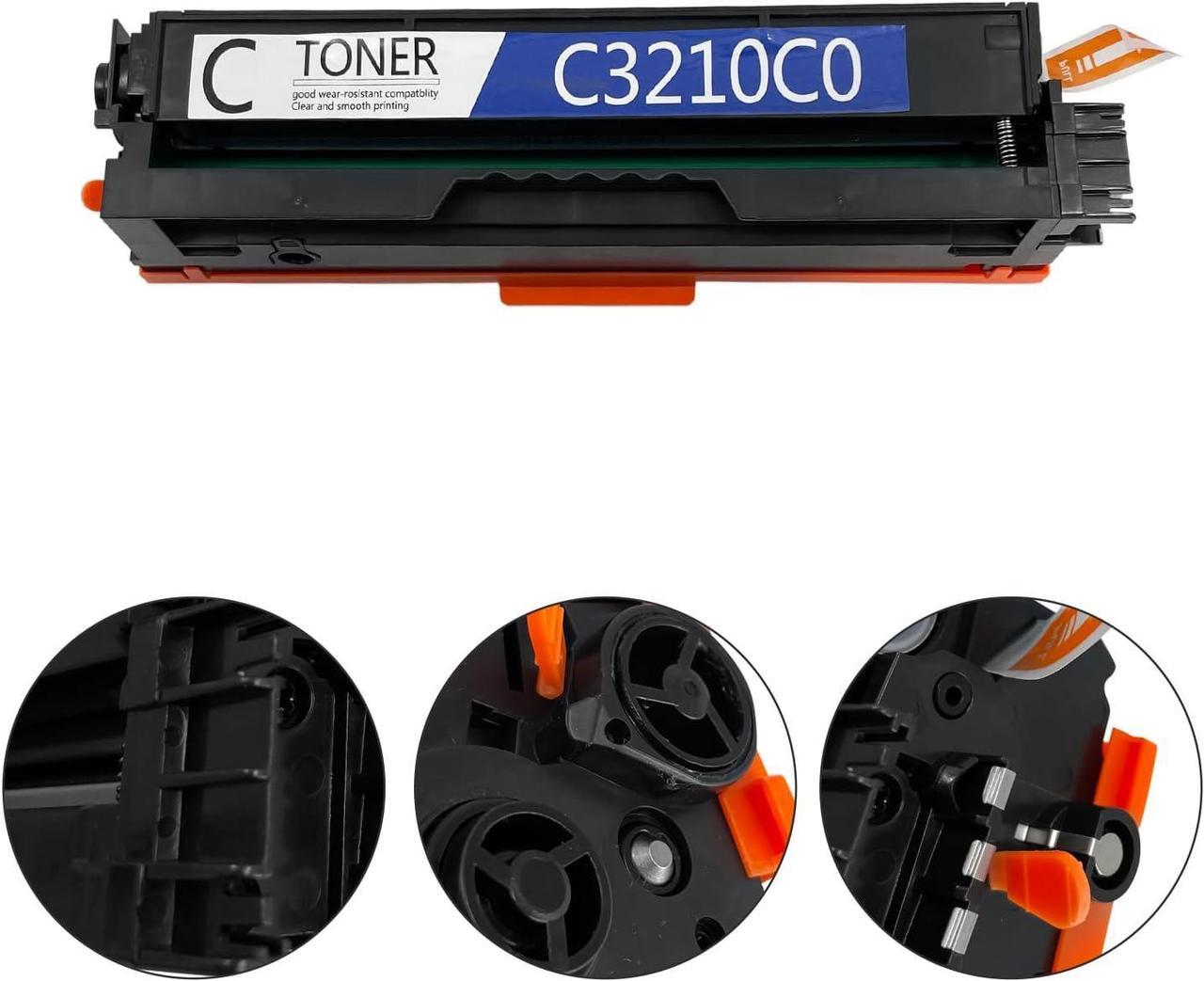 Alt view image 5 of 7 - C3210K0 C3210C0 C3210M0 C3210Y0 Toner Cartridges (4-Pack, 1BK/1C/1M/1Y) Replacement for Lexmark C3224dw C3326dw C3426dw MC3224dwe MC3224i MC3326adwe MC3326i MC3426adw MC3426i (Without Chip)