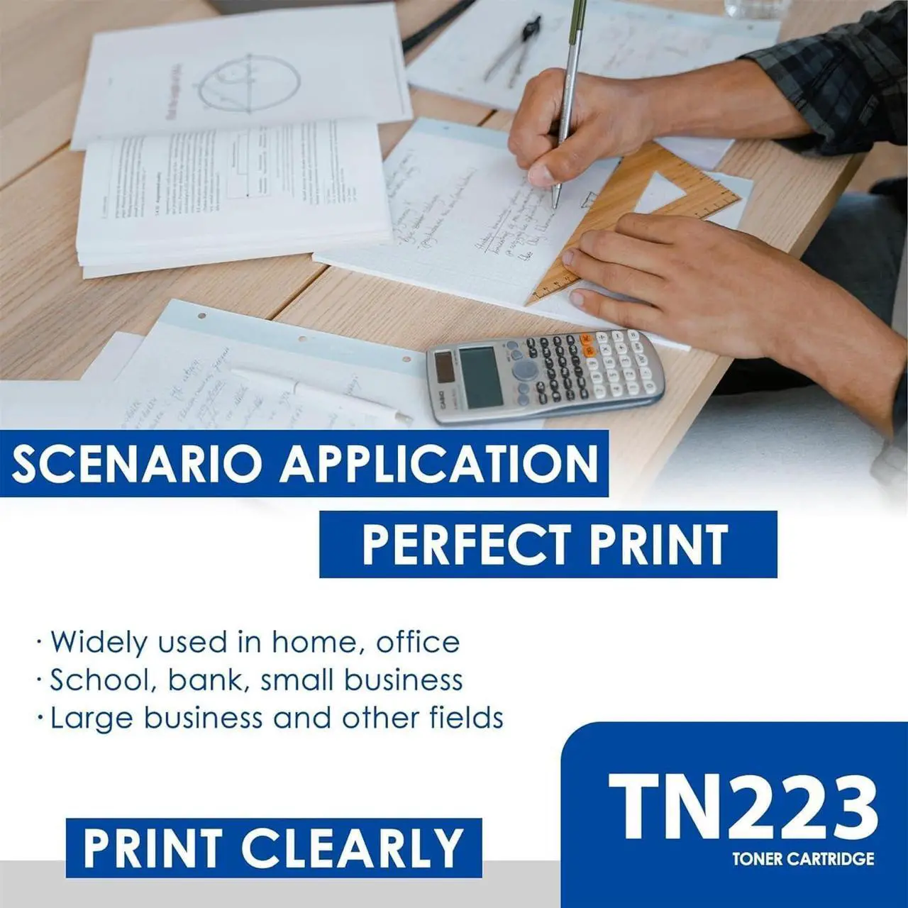 Alt view image 4 of 7 - TN-223 TN227 2BK/C/M/Y Toner Cartridge 5 Pack Replacement for Brother TN223BK, TN223C, TN223M, TN223Y Toner Cartridge MFC-L3770CDW MFC-L3710CW HL-3210CW HL-3230CDW HL-3270CDW HL-3290CDW Printer