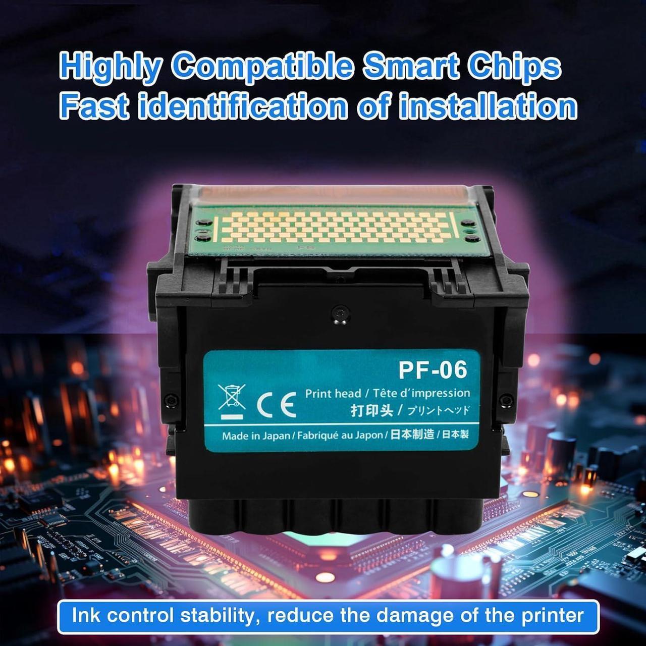 Alt view image 4 of 6 - PF-06 Printhead Replacement of PF-06 Printhead Compatible with Canon TA-20,TA-30,TX-2000,TX-3000,TX-4000,TX-5200,TX-5300,TX-5400, TA-5200,TA-5300,TM-5205,TM-5300,TM-5305 Printer.