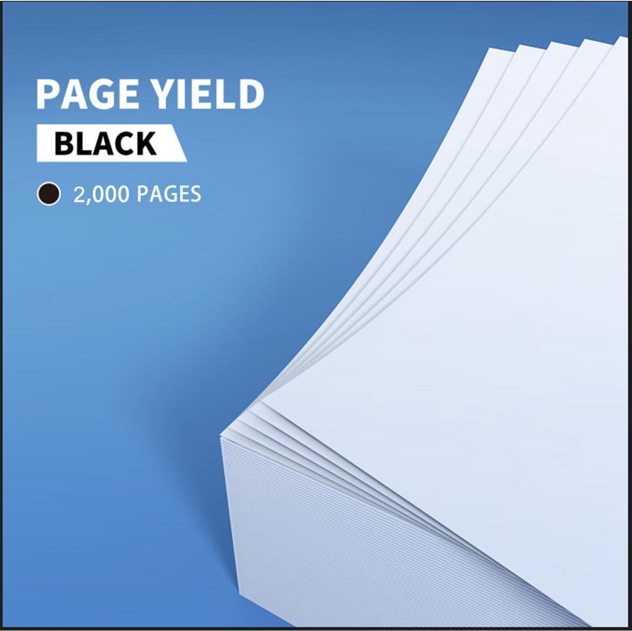 Alt view image 3 of 6 - W1410A Toner Cartridge Compatible  141A Black Laserjet Toner Cartridge with Chip 2 Pack  Laserjet M110W Toner Cartridges