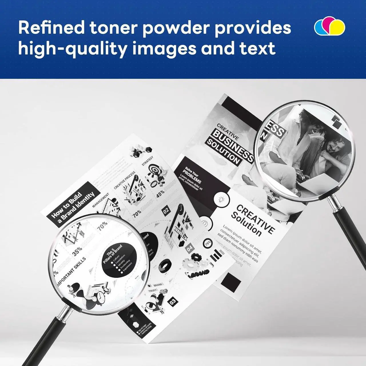 Alt view image 3 of 7 - TN760 TN730 Compatible for Brother TN-760 TN-730 Toner Cartridges Black High Yield Work with MFCL2750DW HLL2390DW MFCL2710DW HL-L2350DW Printer Ink, TN7602PK