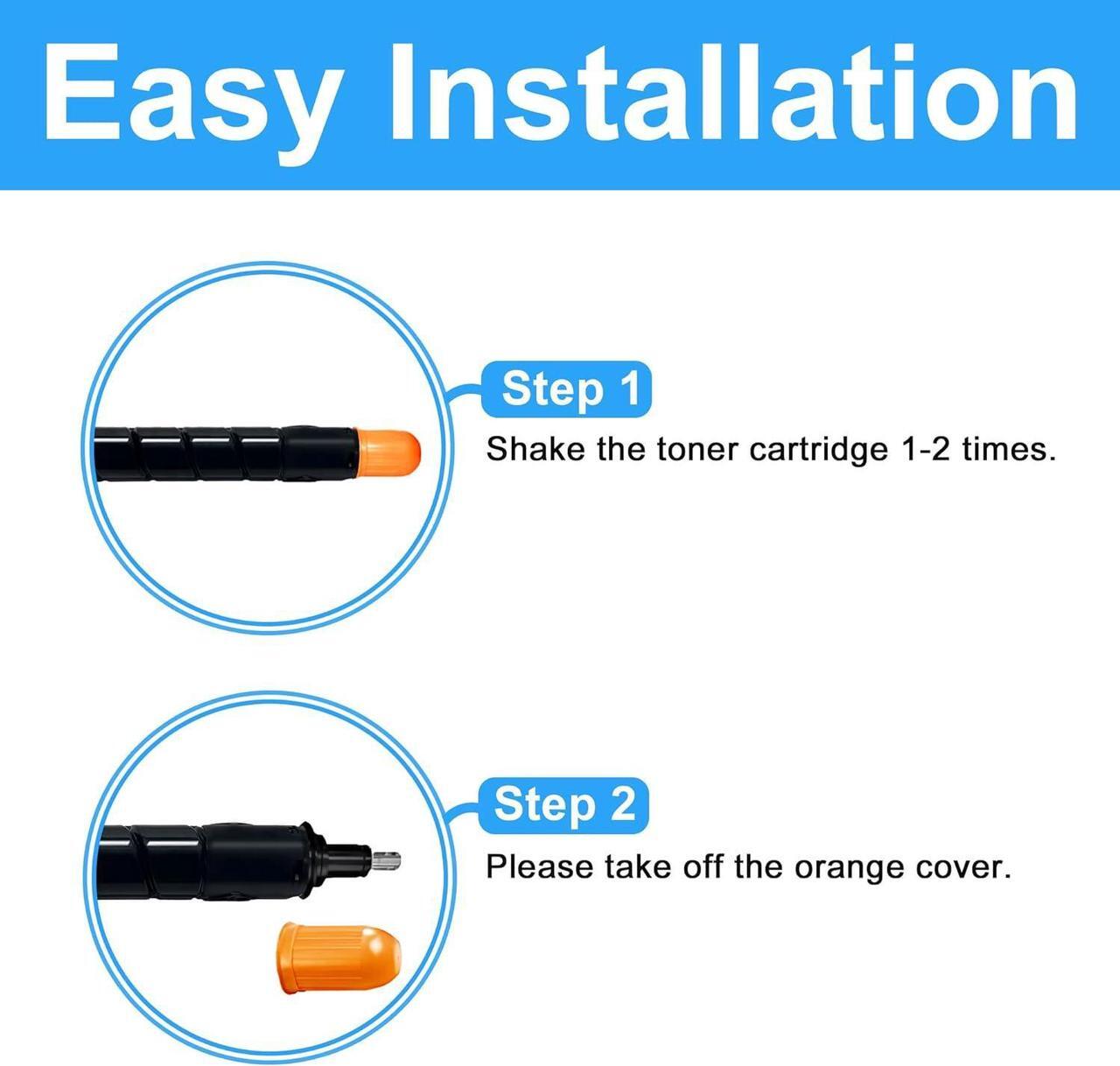 Alt view image 2 of 6 - LCL Remanufactured GPR-31 2790B003AA 2802B003AA 2798B003AA 2794B003AA Toner Cartridge Replacement for Canon imageRUNNER Advance C5030 C5035 C5235 Printer (4-Pack Black Cyan Magenta Yellow)
