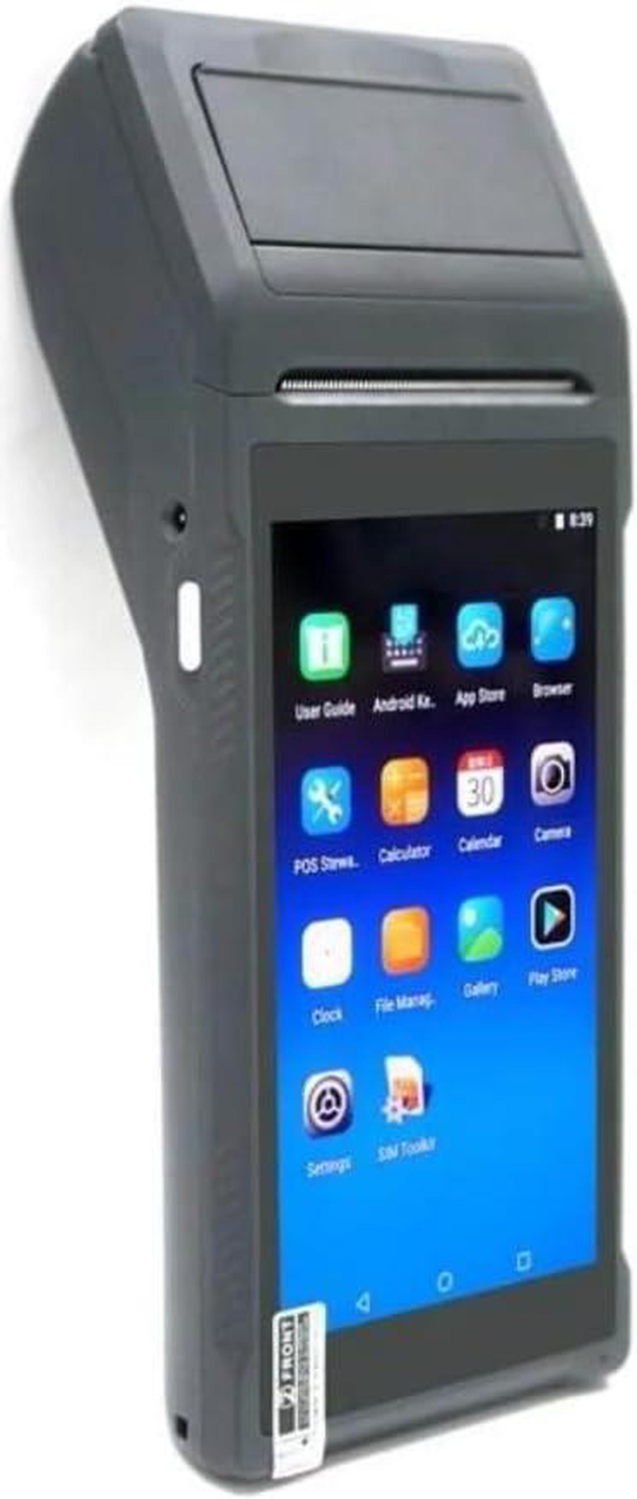Alt view image 5 of 7 - POS PDA Q2i Receipt Printer 58mm High Speed Thermal Printer with Android 8.1, 5.5 Touch Screen. Handheld Mobil Point of Sale Tablet. Scan1D barcodes. Support 3G. 1GB RAM + 8GM ROM