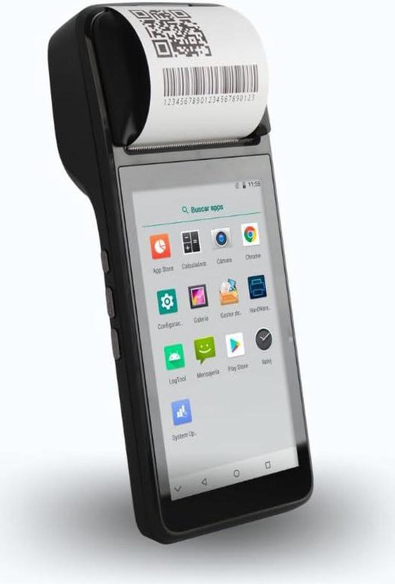 Alt view image 7 of 7 - POS PDA H10 Receipt Printer Android 13 and 58mm High Speed Thermal Printer 5.5 Touch Screen. Handheld Mobil Point of Sale Tablet. Scan 1D/2D/QR barcodes and NFC. 2GB Ram+16GB ROM