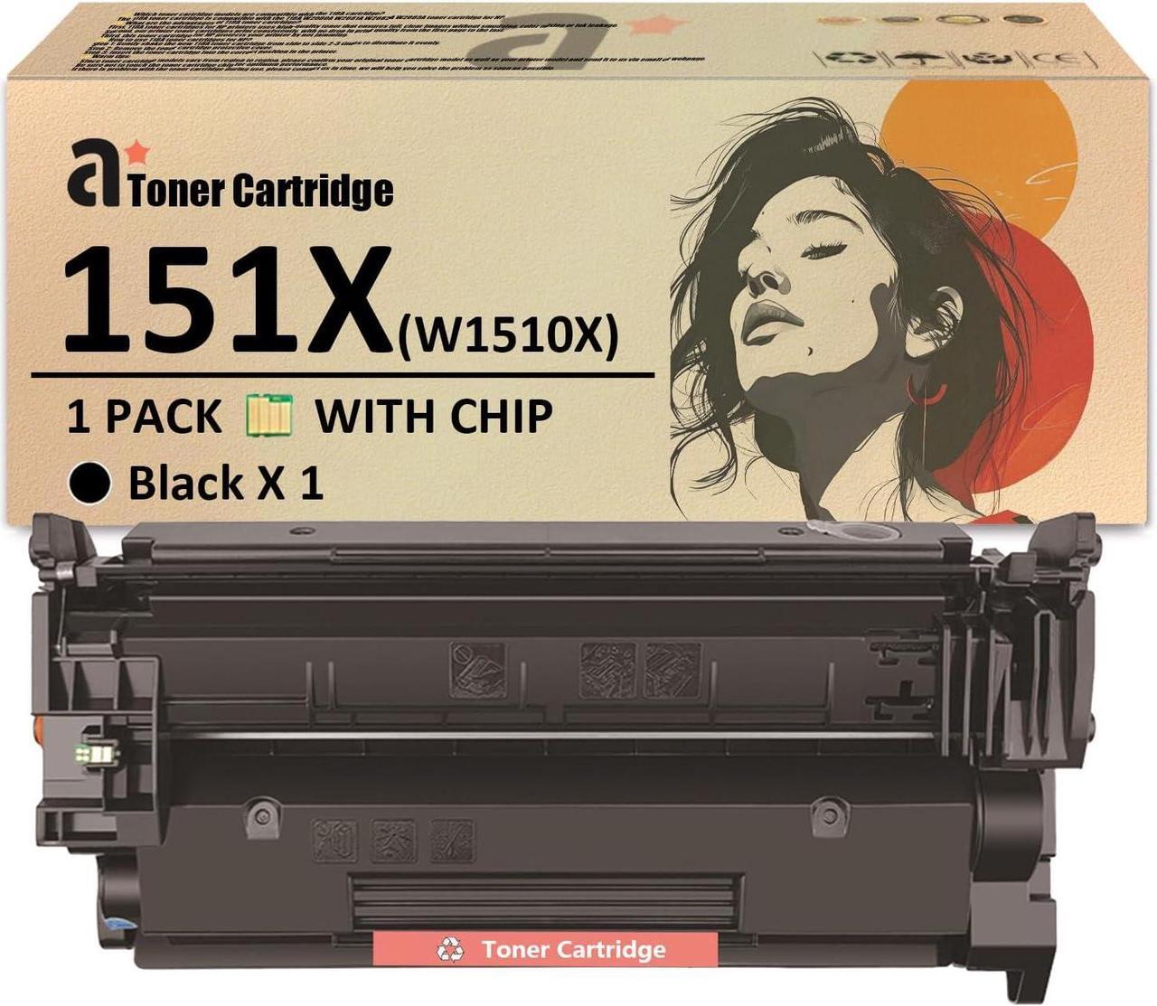 Main image of 151X Toner Cartridge Compatible  151X W1510X Toner Cartridges Work  LaserJet Pro 4003w 4003dw 4103fdn 4103fdw Printers 1 Black