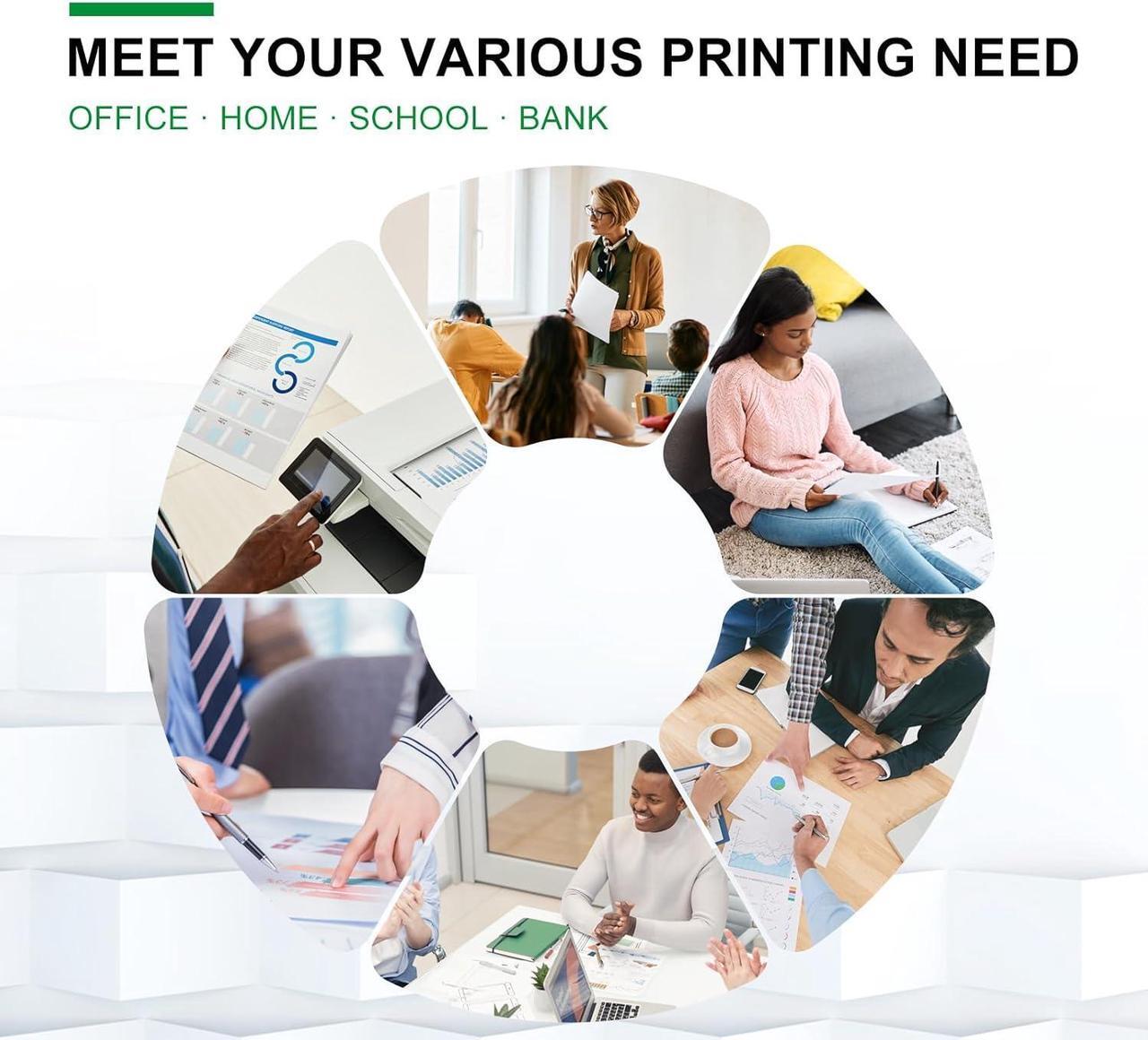 Alt view image 7 of 7 - 218A Toner Cartridge 4 Pack no chip Compatible  218A 218X  Printer Color Laserjet Pro 3201DW MFP 3301SDW 3301FDW 3301CDW(W2180A W2181A W2182A W2183A)