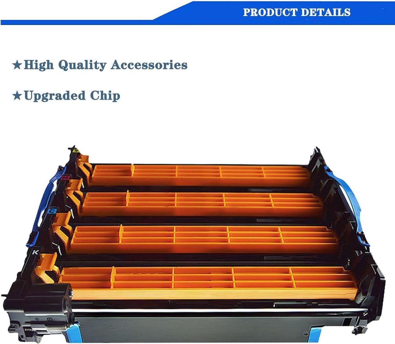 Alt view image 3 of 7 - QUNINE Compatible Drum Unit for OKI 44494201 Image Drum, Large Capacity Work with C330DN C331DN C530DN C531DN MC361 MC362w MC561 MC562w Printer, High Yield 20,000Pages