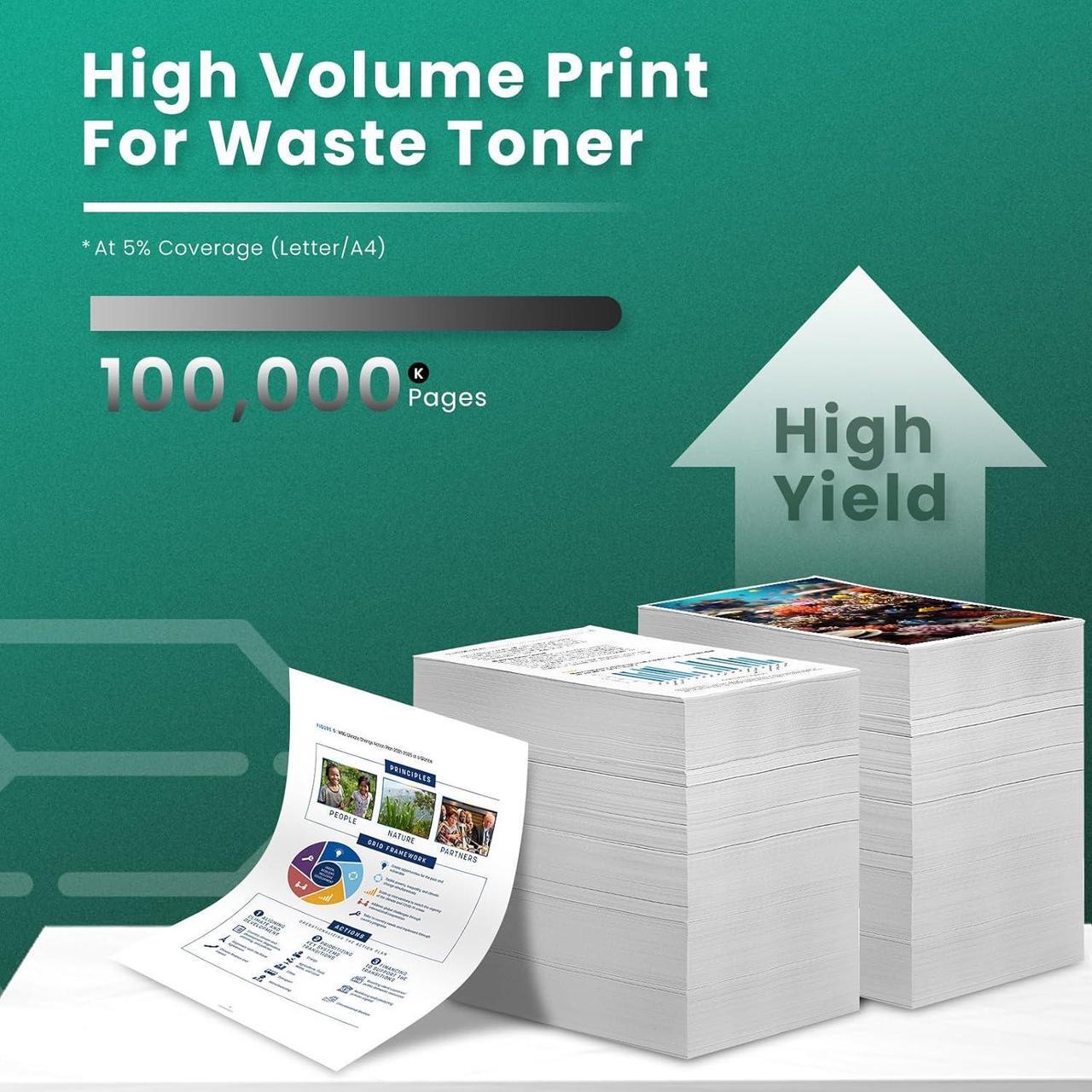 Alt view image 3 of 7 - GREENBOX Compatible 416890 D2426400 Waste Toner Bottle High Capacity 100,000 Pakages for MP C2003 C2503 C3003 C3503 C4503 C5003 C5503 C6003SP Printer, Waste Toner Container