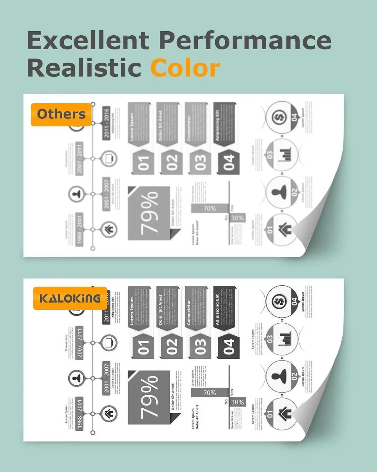 Alt view image 4 of 7 - DR630 Drum Unit TN660 Toner Cartridge Replacement for Brother DR-630 TN-660 TN630 TN-630 for HL-L2300D HL-2380DW MFC-L2700DW MFC-2740DW Printer (2 DR630 + 2 TN660,Combo Pack)