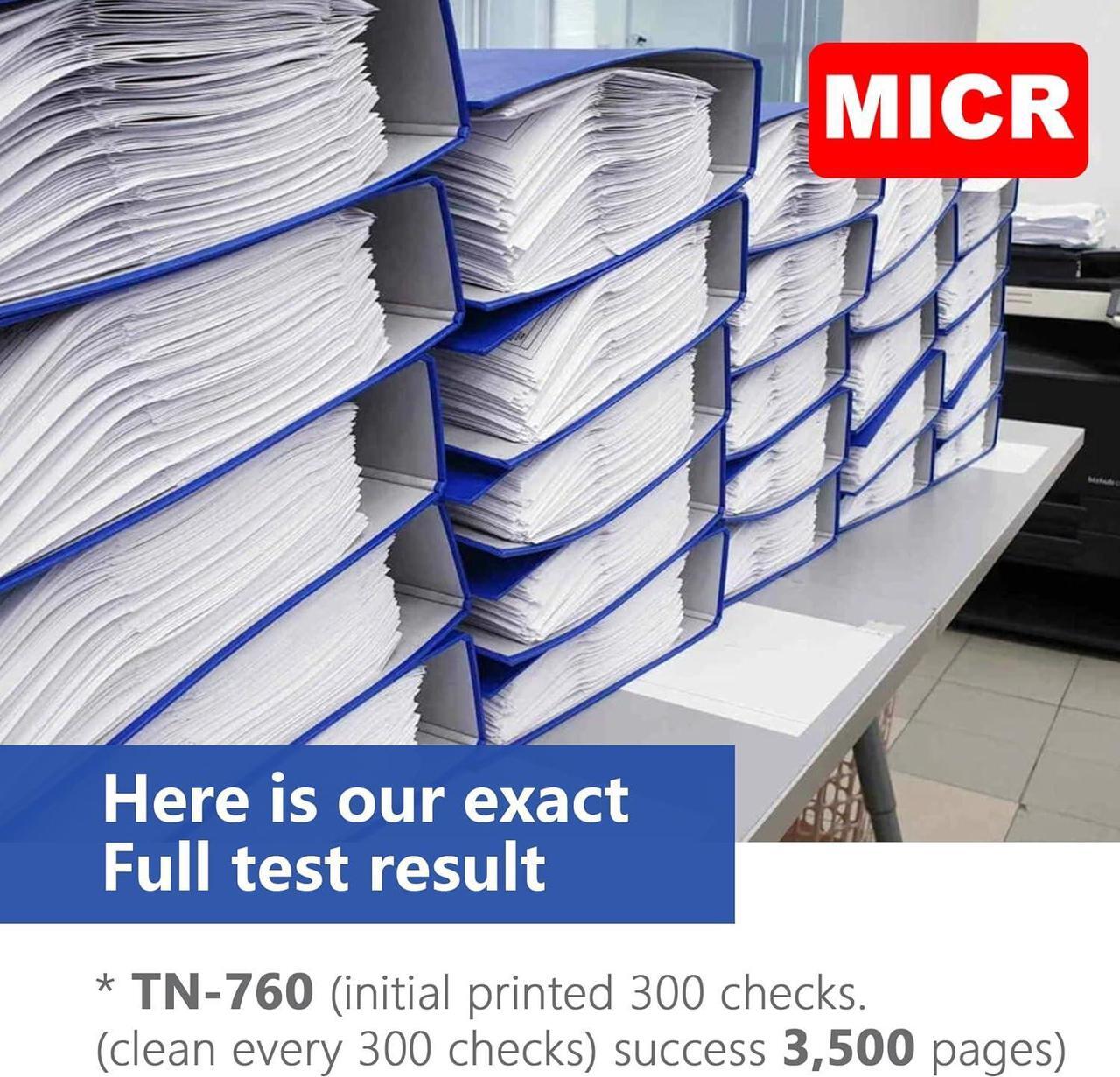 Alt view image 3 of 7 - MICR Check Printing TN760 Toner Cartridge Replacement for Brother TN760 TN730 Toner Cartridge Black DCP-L2550DW MFC-L2710DW MFC-L2750DW HL-L2350DW HL-L2370DW HL-L2370DWXL Printer 1 Pack