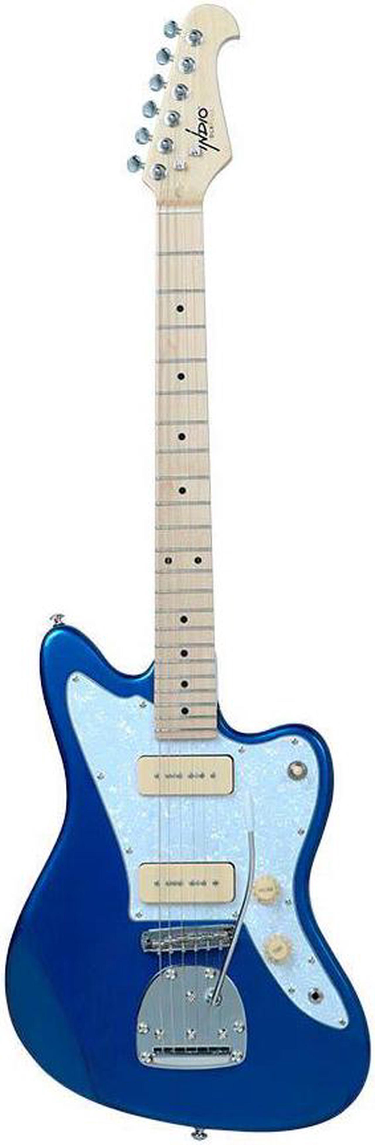 Monoprice Offset OS40 DLX Plus Alder Electric Guitar with Gig Bag, Alder Body, Soapbar Pickups, Maple Neck - Indio Series