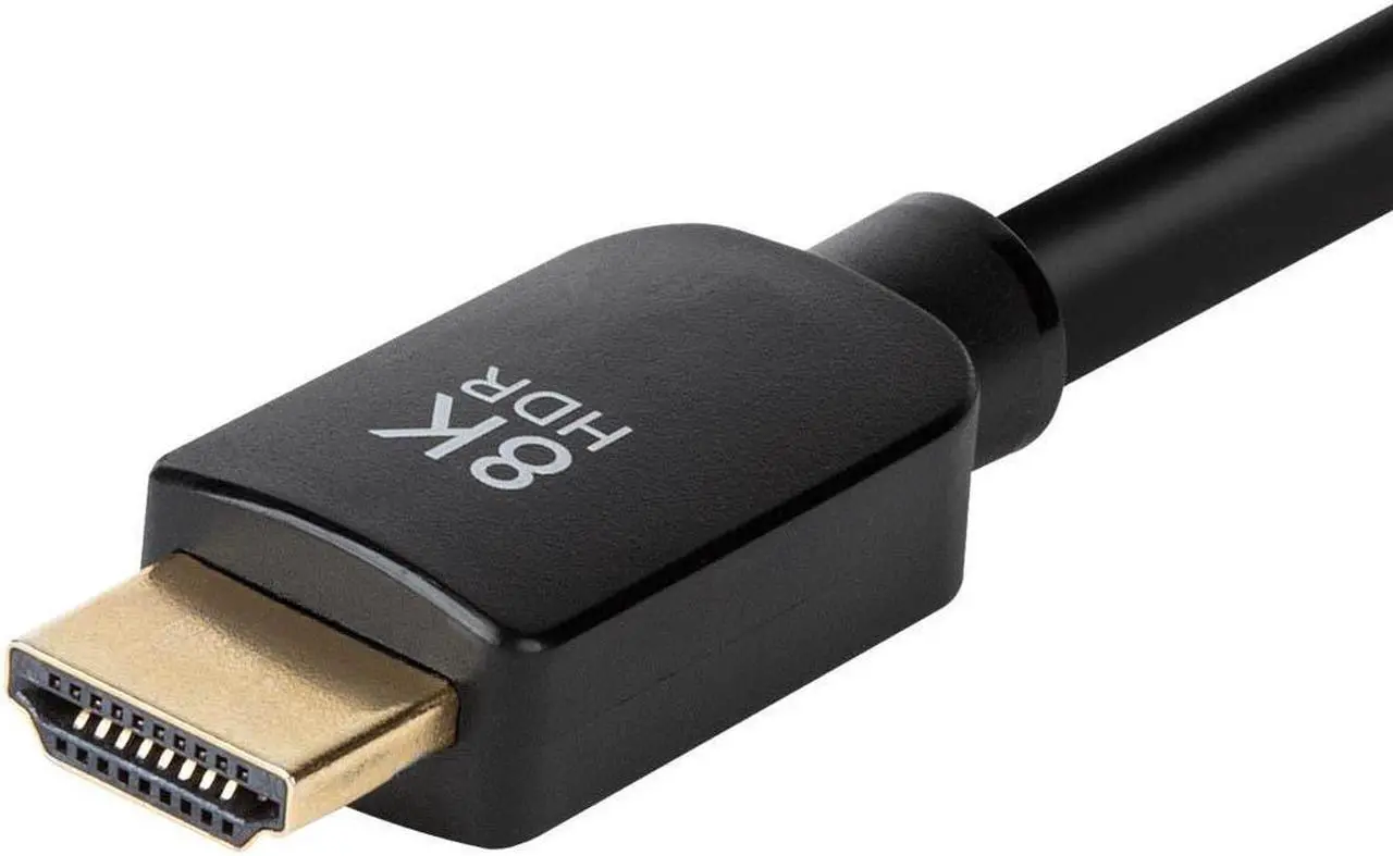 Alt view image 4 of 7 - Monoprice 8K No Logo Ultra High Speed HDMI Cable - 8 Feet - Black, 48Gbps, Dynamic HDR, eARC, Compatible With PS5, Xbox Series X, and Xbox Series S