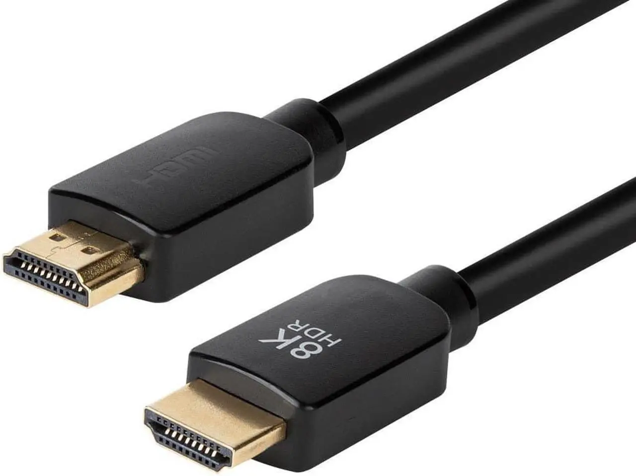 Alt view image 2 of 7 - Monoprice 8K No Logo Ultra High Speed HDMI Cable - 8 Feet - Black, 48Gbps, Dynamic HDR, eARC, Compatible With PS5, Xbox Series X, and Xbox Series S
