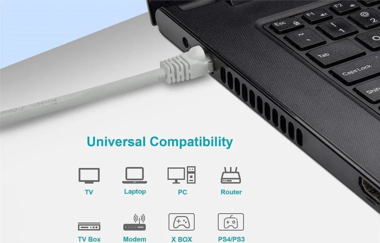 Alt view image 18 of 18 - Monoprice Cat5e Ethernet Patch Cable - 100 Feet - Gray | Network Internet Cord - RJ45, Stranded, 350Mhz, UTP, Pure Bare Copper Wire, 24AWG