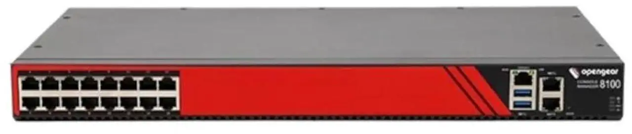 Alt view image 13 of 14 - Opengear CM8100 Console Server - 1.95 GB - DDR4 SDRAM - Twisted Pair - 2 x Network (RJ-45) x USB - 16 x Serial Port - 10/100/1000Base-T - 10 Gigabit Ethernet - Rack-mountable