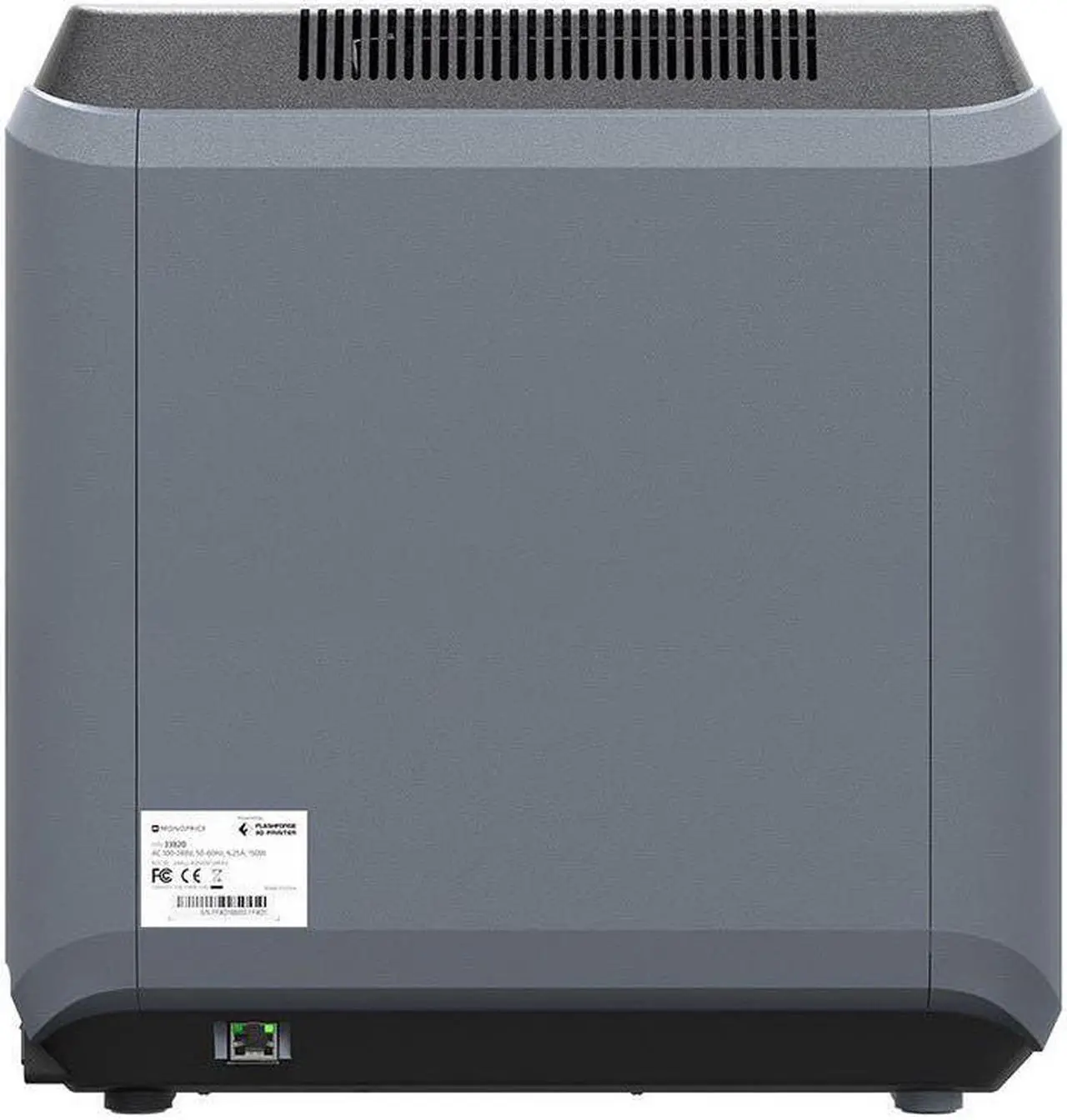 Alt view image 4 of 8 - Monoprice Voxel 3D Printer - Gray/Black with Removable Heated Build Plate (150 x 150 x 150mm) Fully Enclosed, Touch Screen, Assisted Level, Easy Wi-Fi