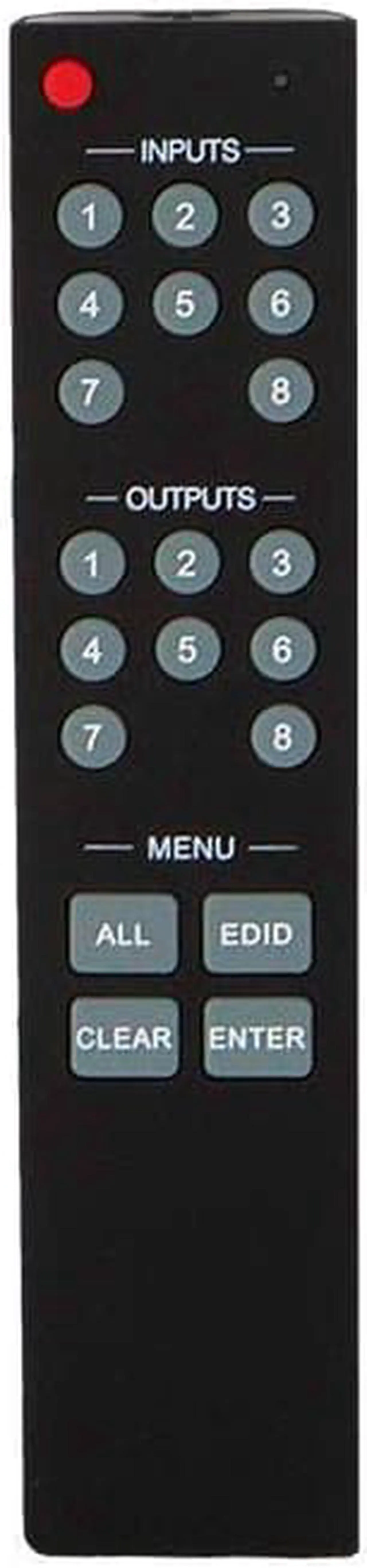 Alt view image 5 of 13 - Monoprice Blackbird 4K HDMI Matrix, 8x8, HDBaseT, HDR, 18G, 4K@60Hz, YCbCr 4:4:4, HDCP 2.2, EDID, IR,  SPDIF, RCA, TCP/IP, RS-232, W/ 7 Receivers 70m